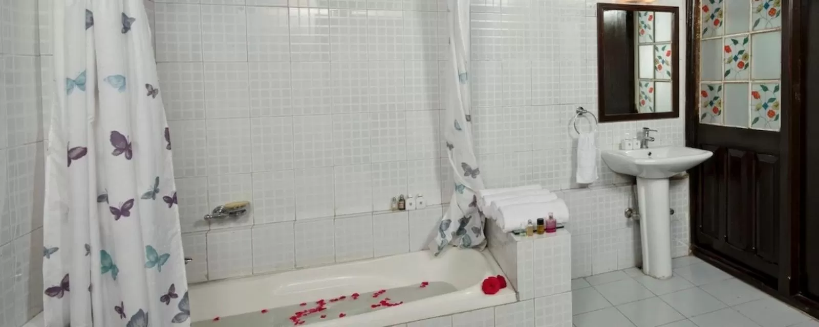 Bathroom in Singtom Tea Resort