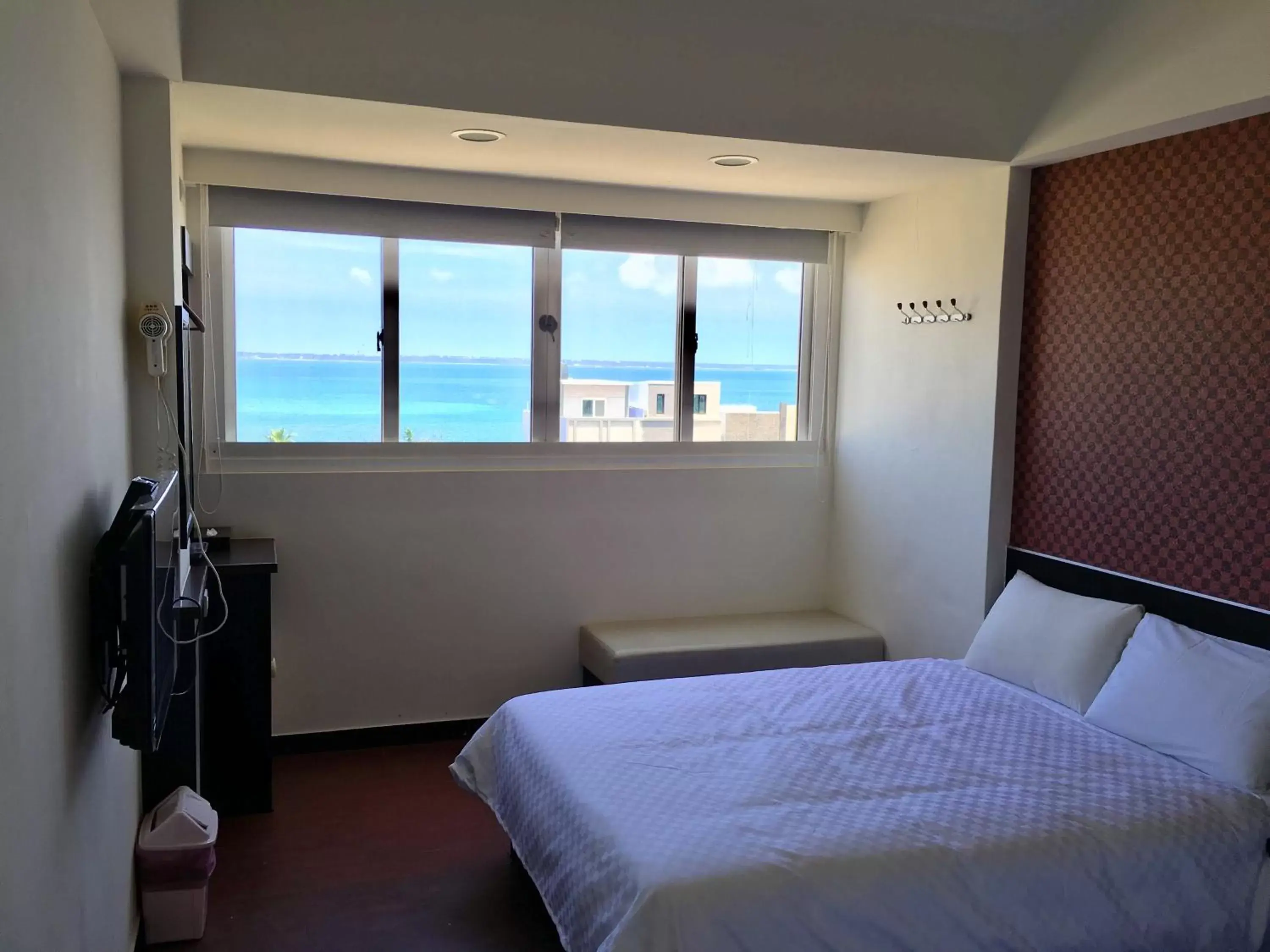 Sea view, Bed in Penghu An-I Hotel