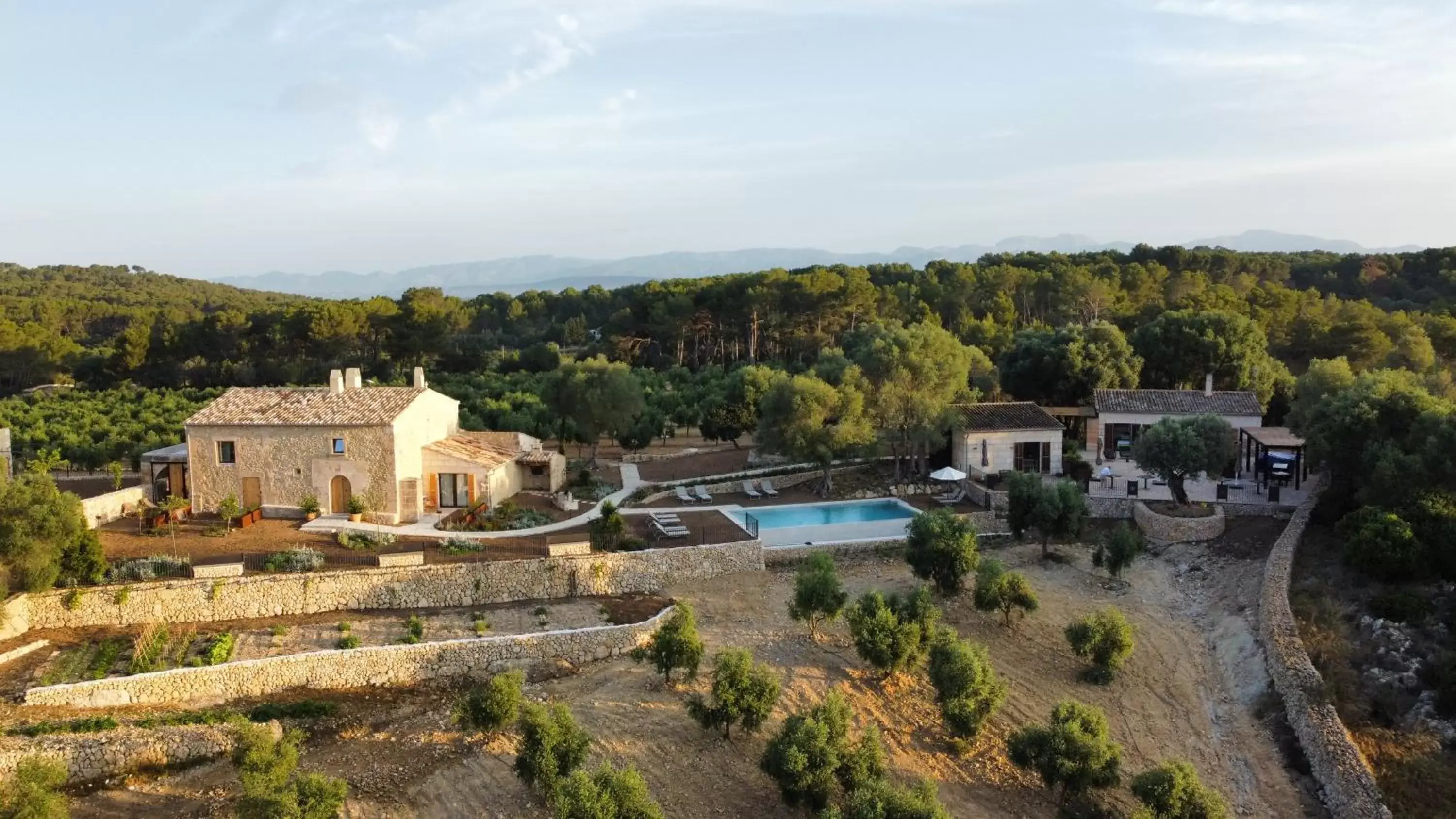 Property building, Bird's-eye View in Finca Treurer - Olive Grove & Grand House - Adults Only