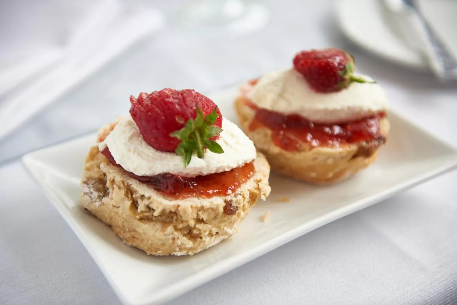 Food close-up in St James Hotel