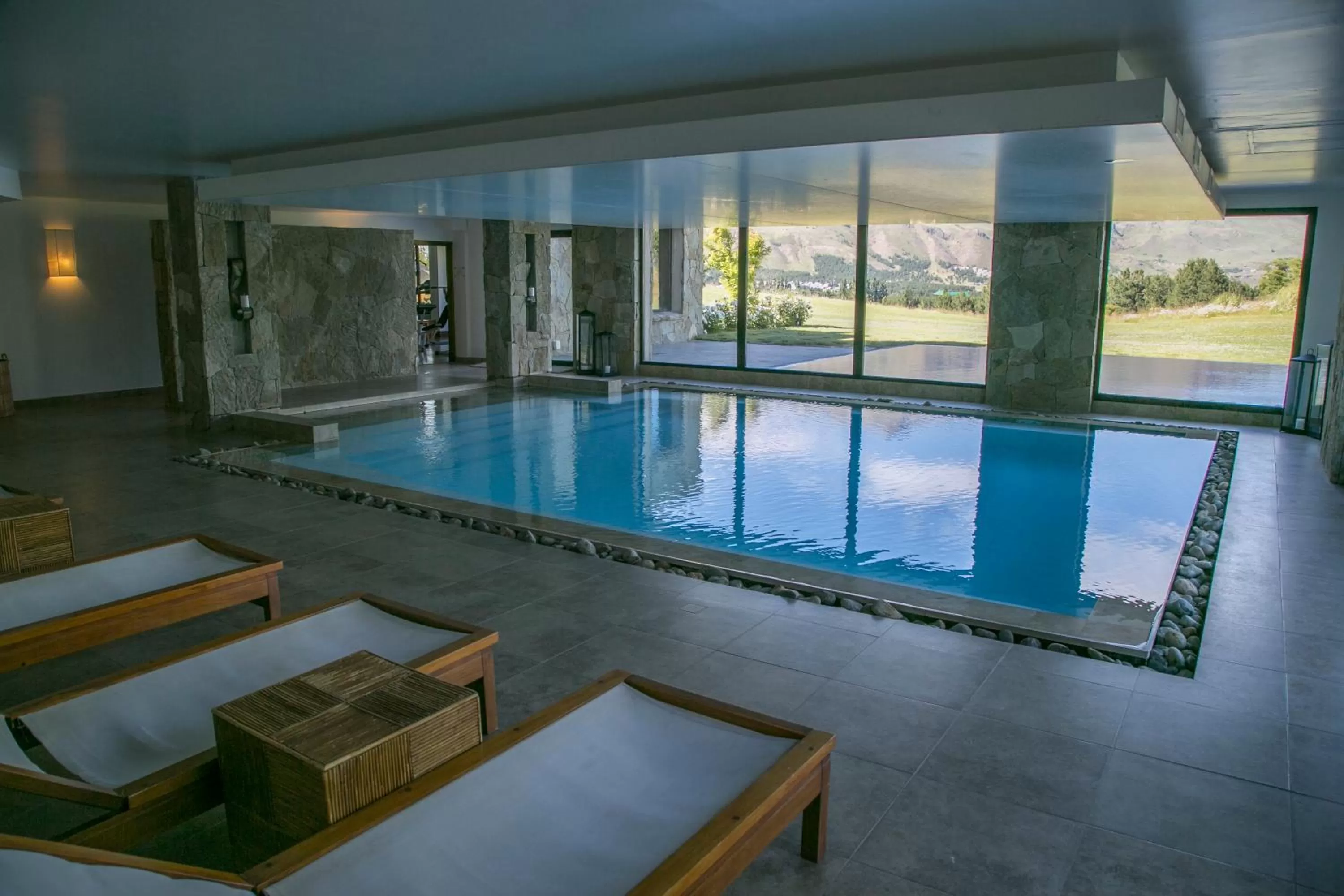 Pool view in Loi Suites Chapelco Hotel