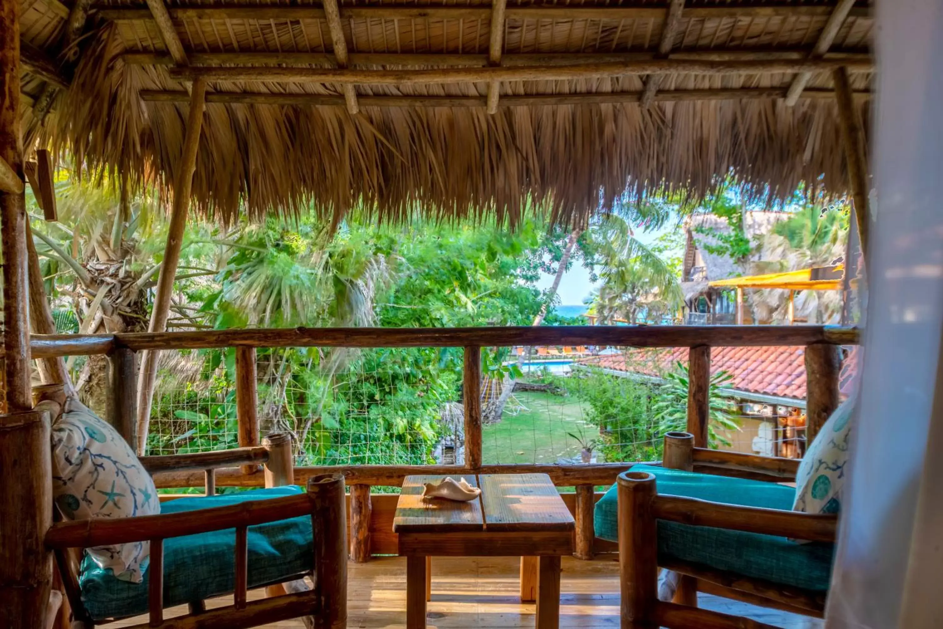 Balcony/Terrace in Cabarete Maravilla Eco Lodge Boutique Beach Surf & Kite