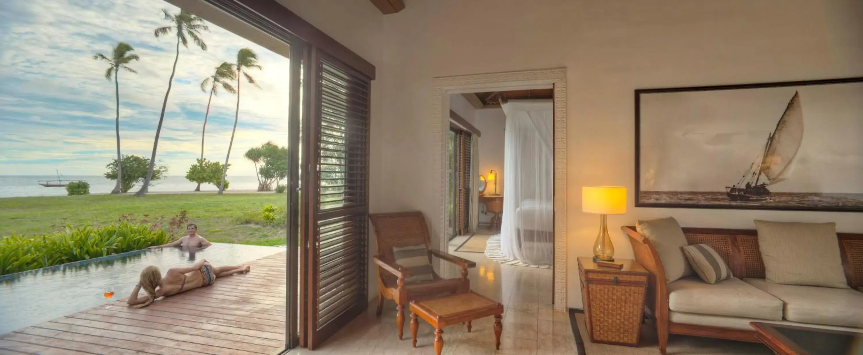 Seating Area in The Residence Zanzibar