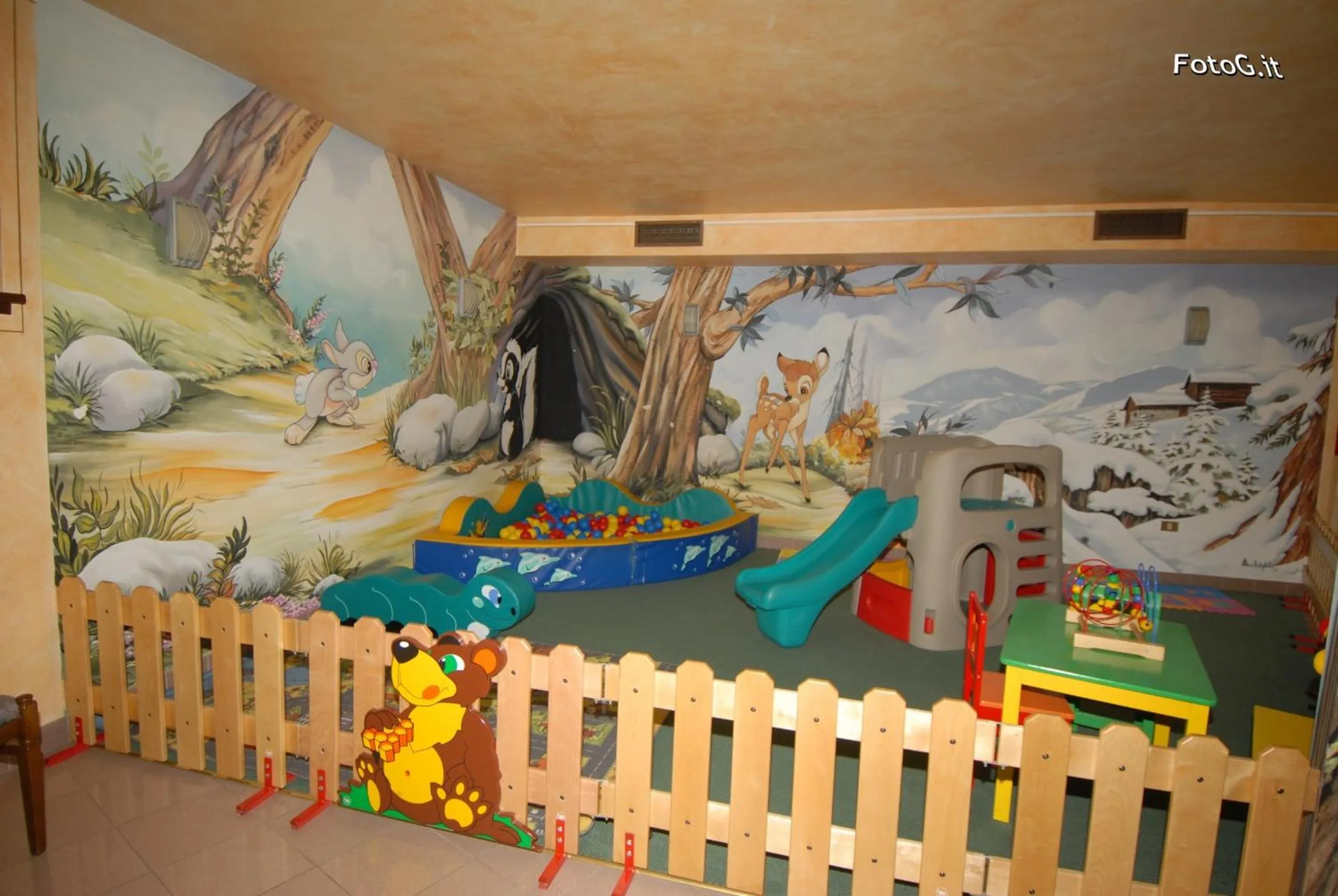 Children play ground in Hotel Baita Clementi