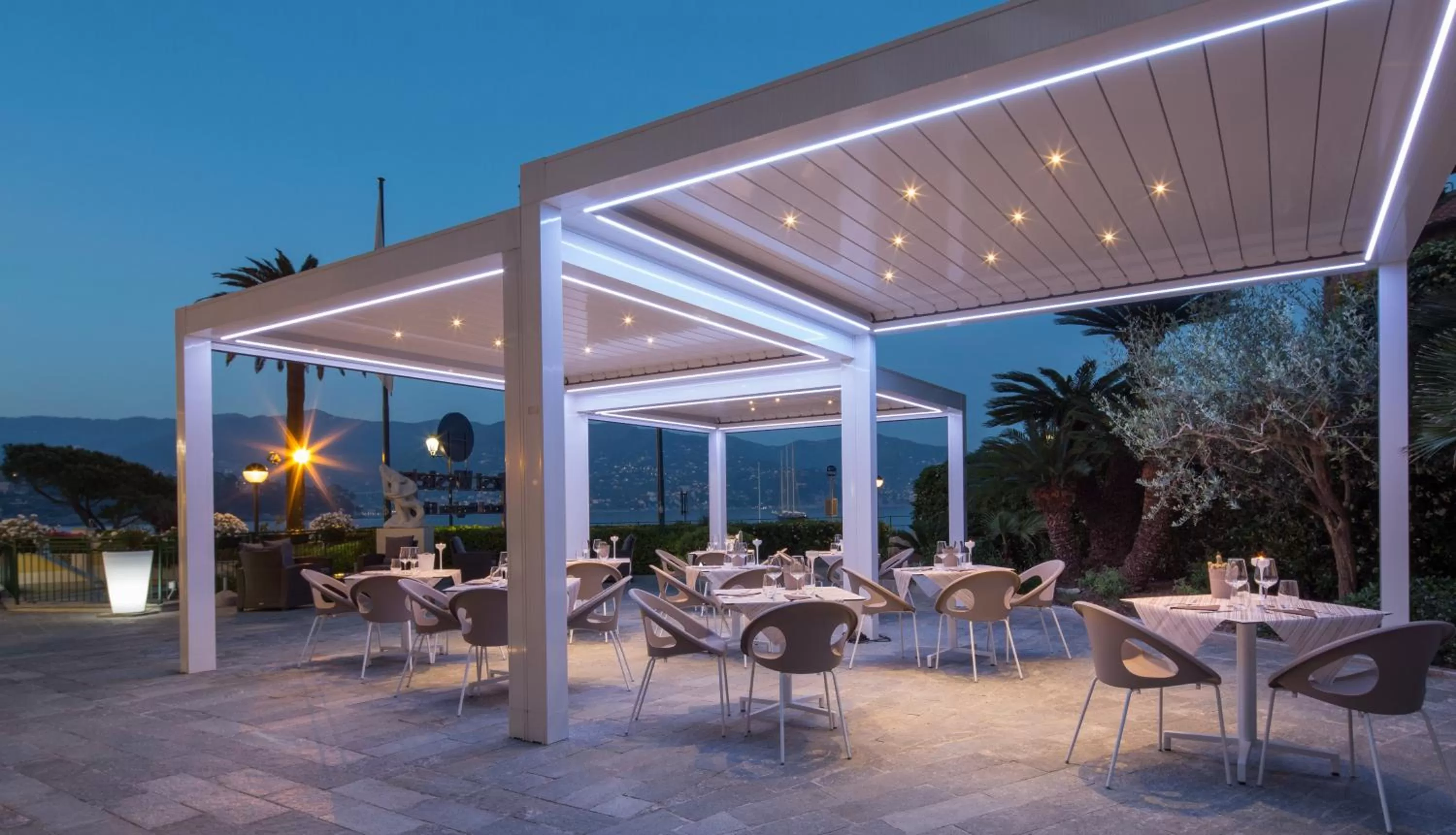 Patio in Best Western Regina Elena