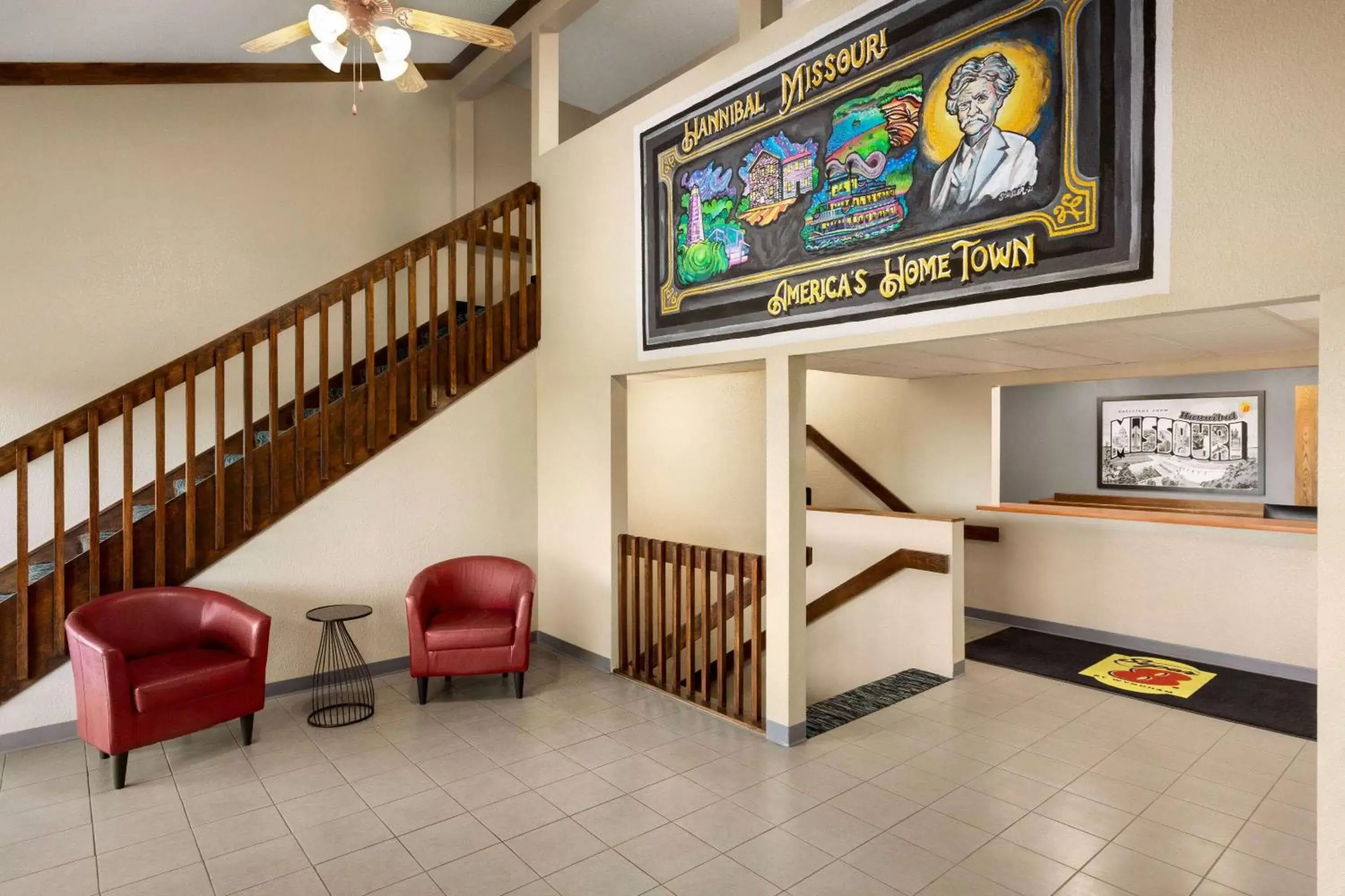 Lobby or reception in Super 8 by Wyndham Hannibal Lobby or reception in Super 8 by Wyndham Hannibal