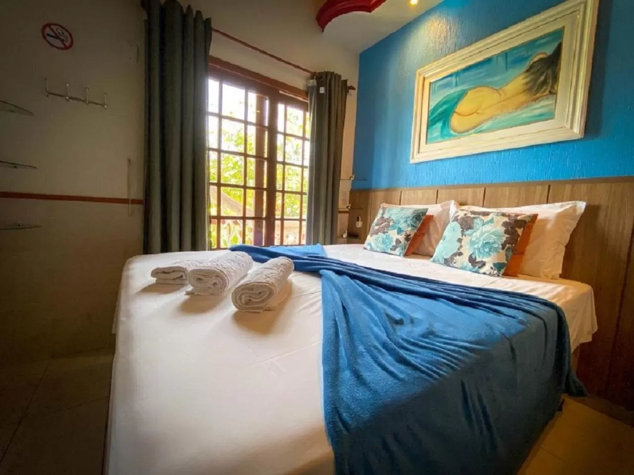 Garden, Bed in Pousada Arquipélago