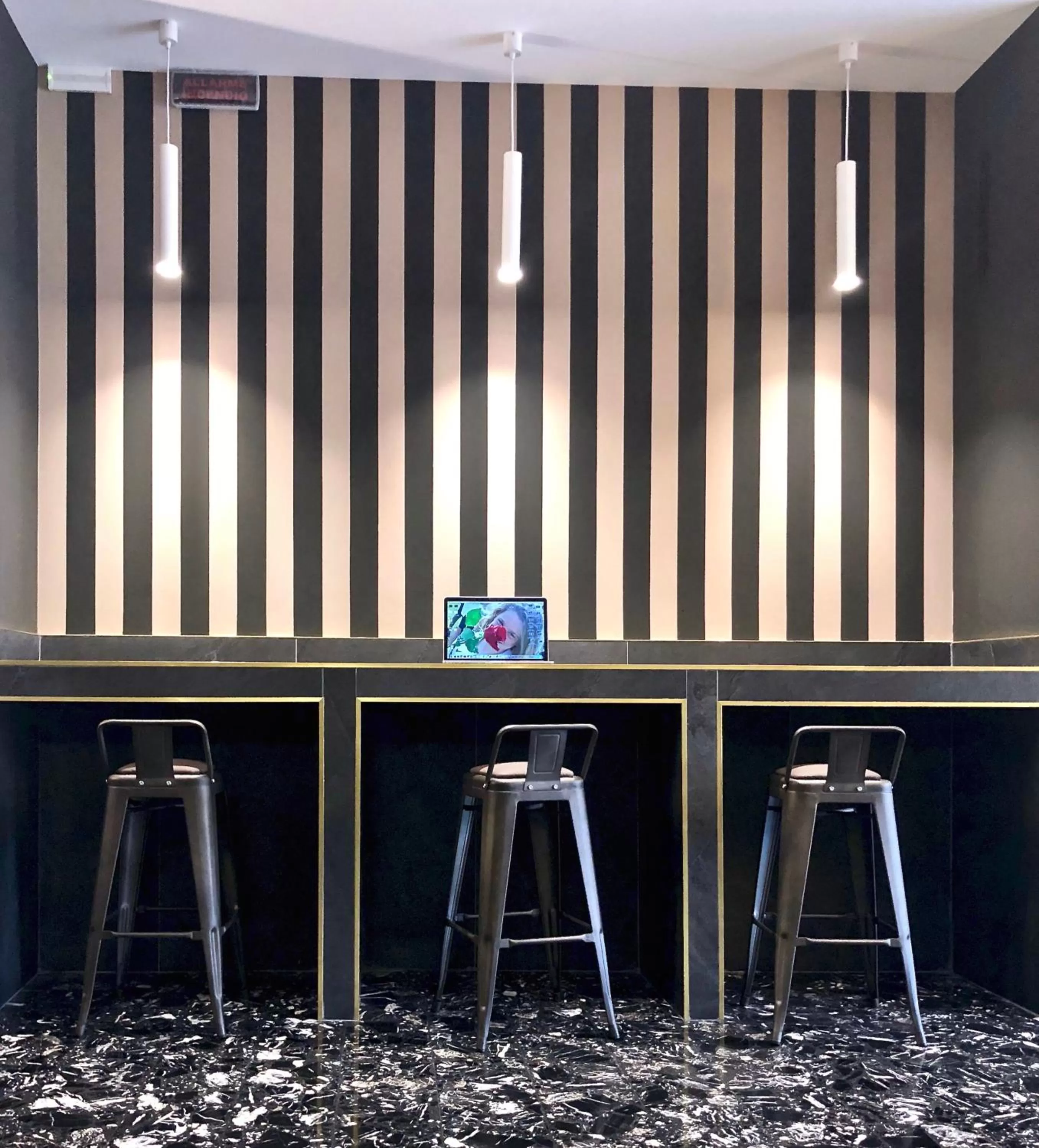 Seating area in Hotel Ariston