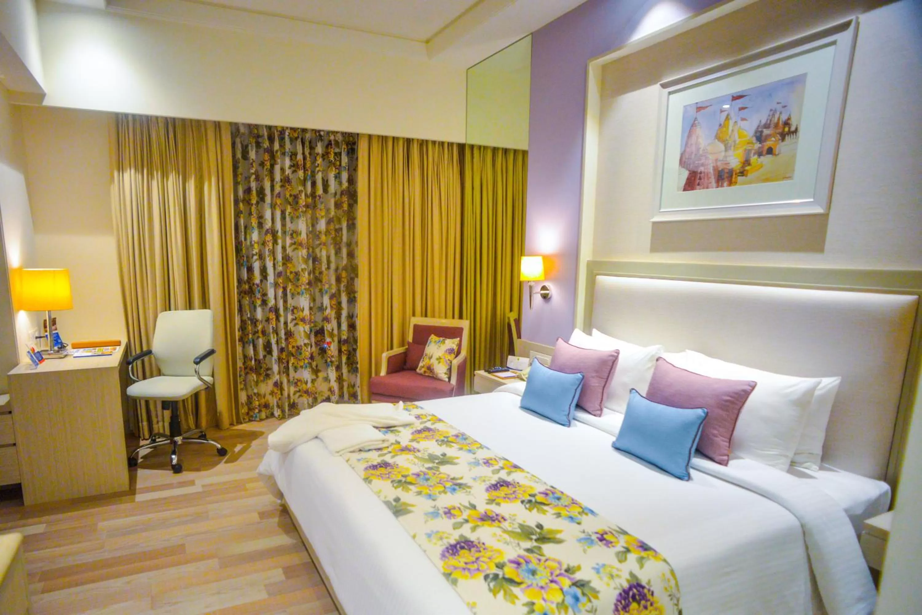 Bed in Efcee Sarovar Premiere Bhavnagar