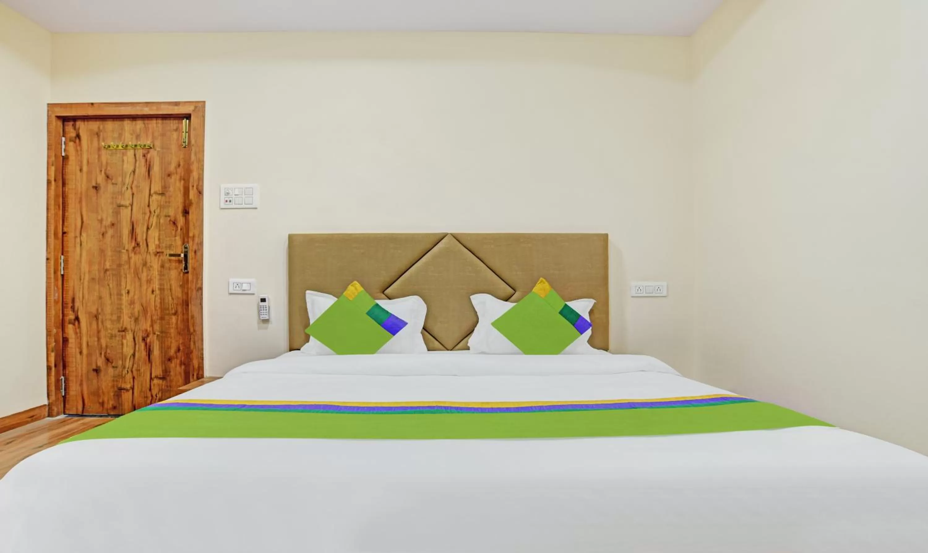 Bedroom, Bed in Treebo Nirvana Elite