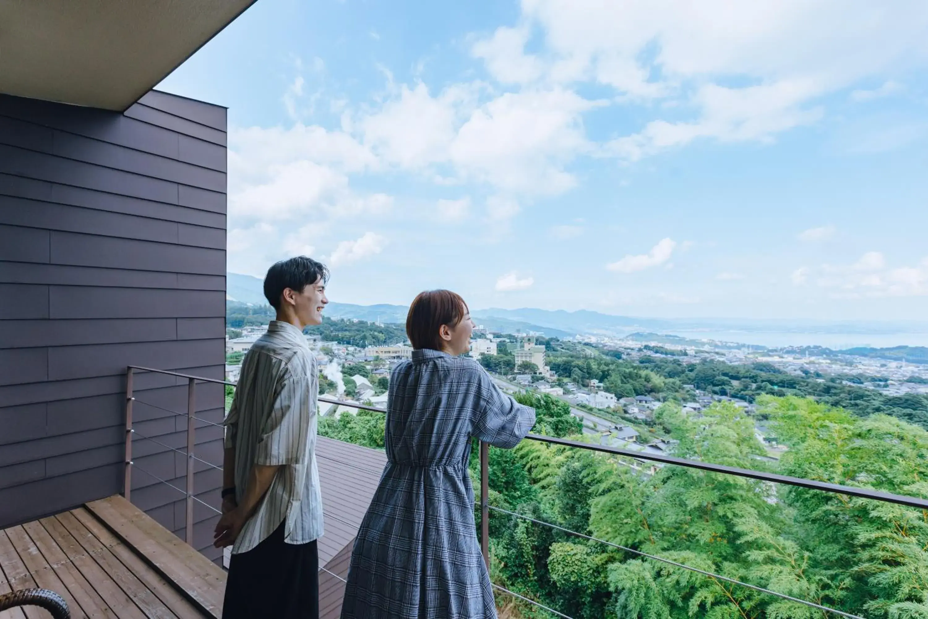 View (from property/room), Guests in Terrace Midoubaru