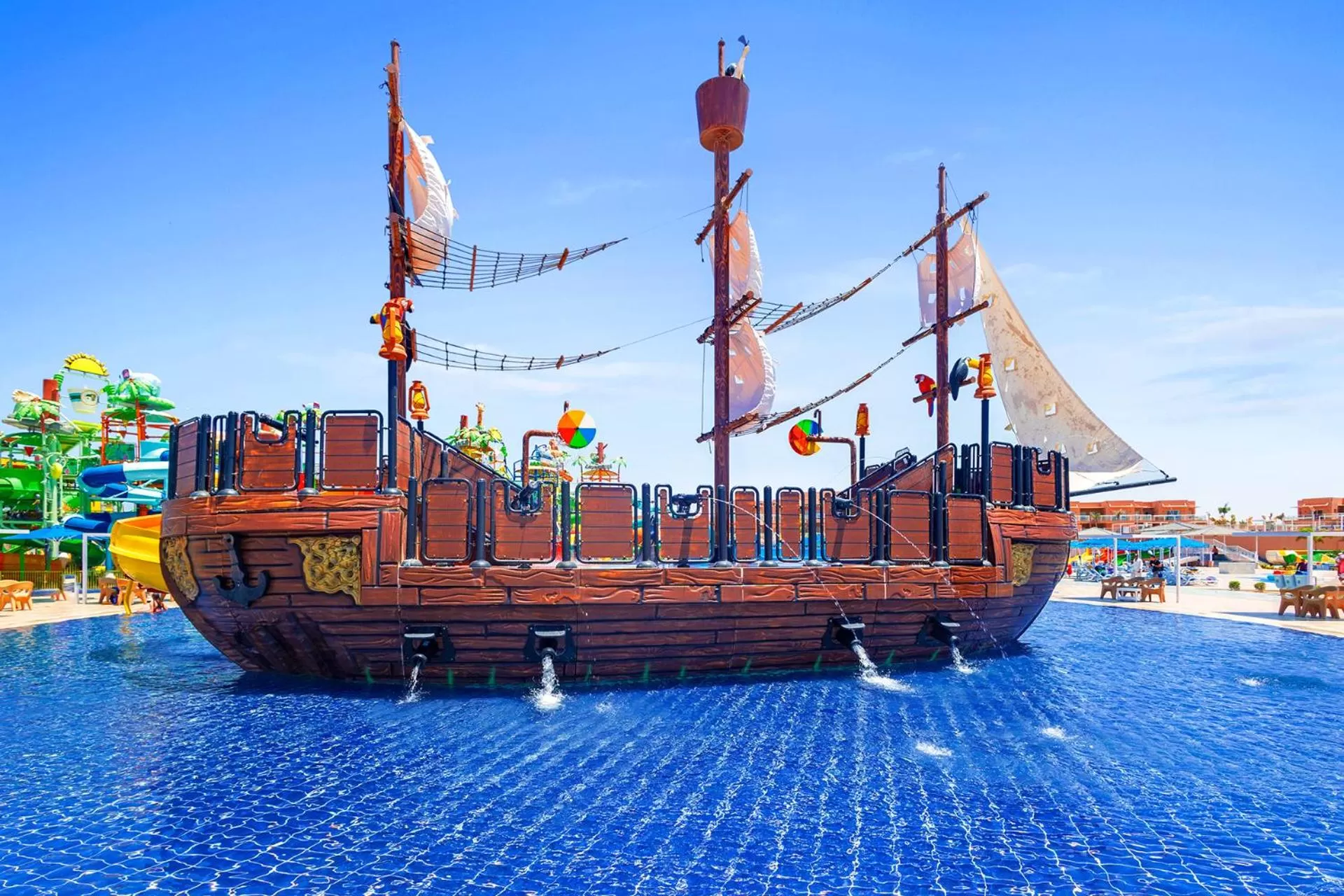 Aqua park in Neverland City Hurghada - Pickalbatros