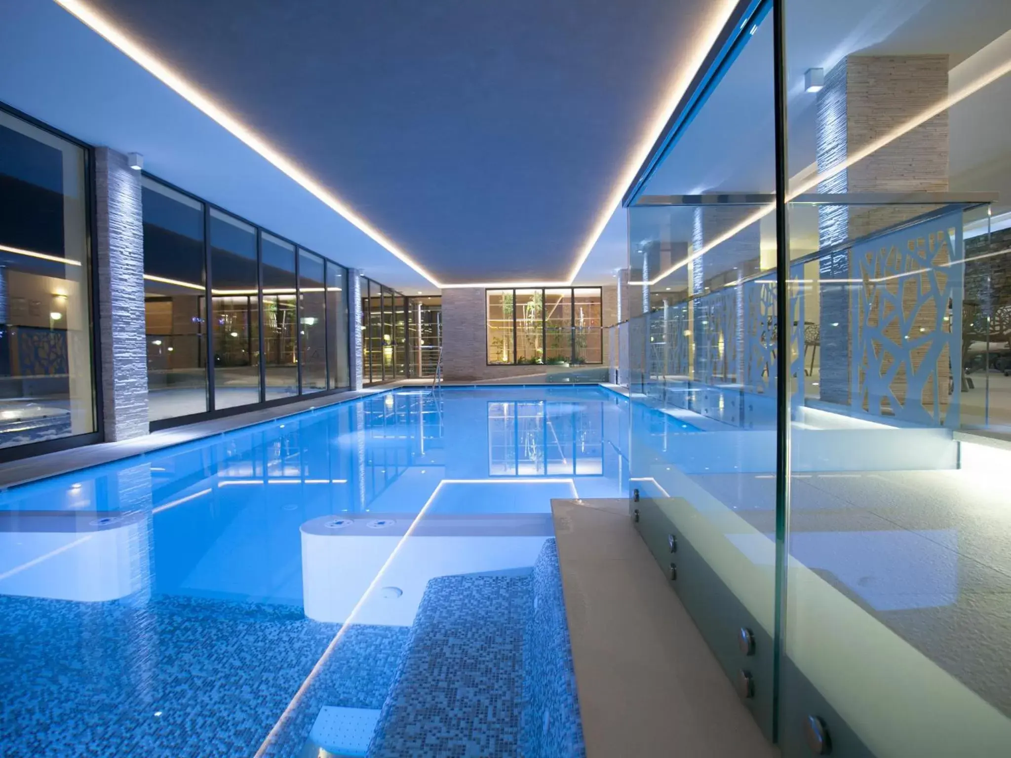 Swimming Pool in Hotel Europeo Alpine Charme & Wellness