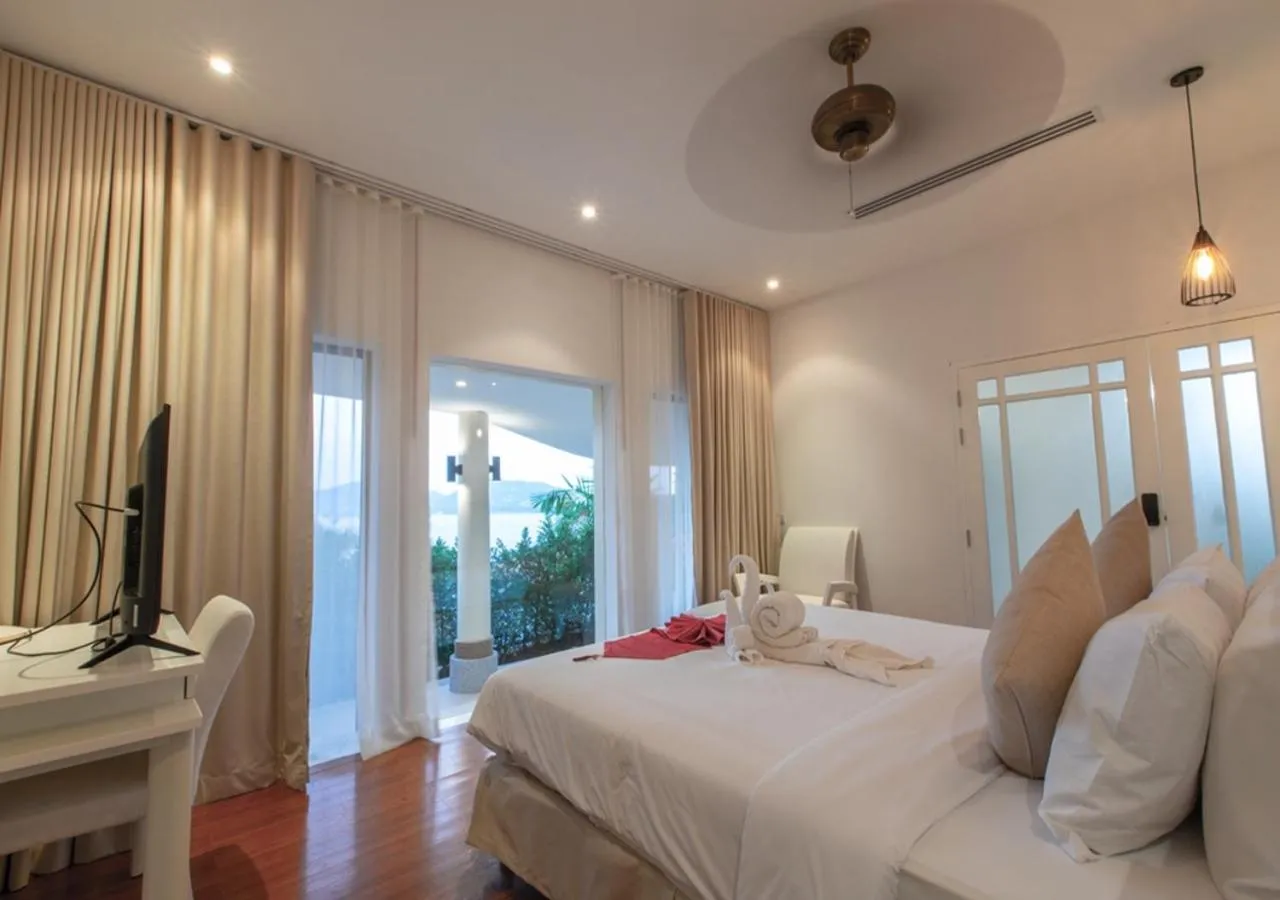 Bed in IndoChine Resort and Villas