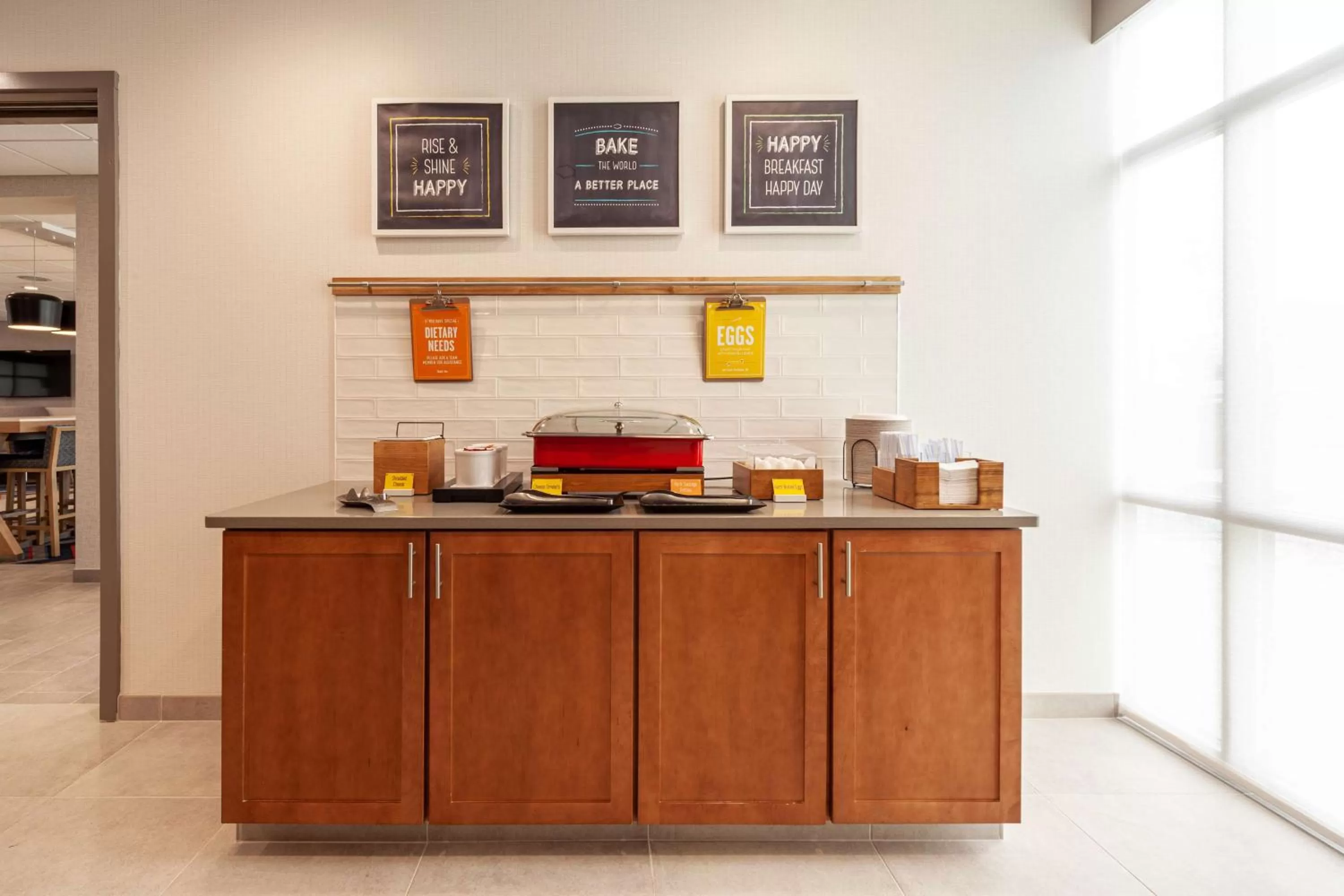 Breakfast in Hampton Inn Winchester