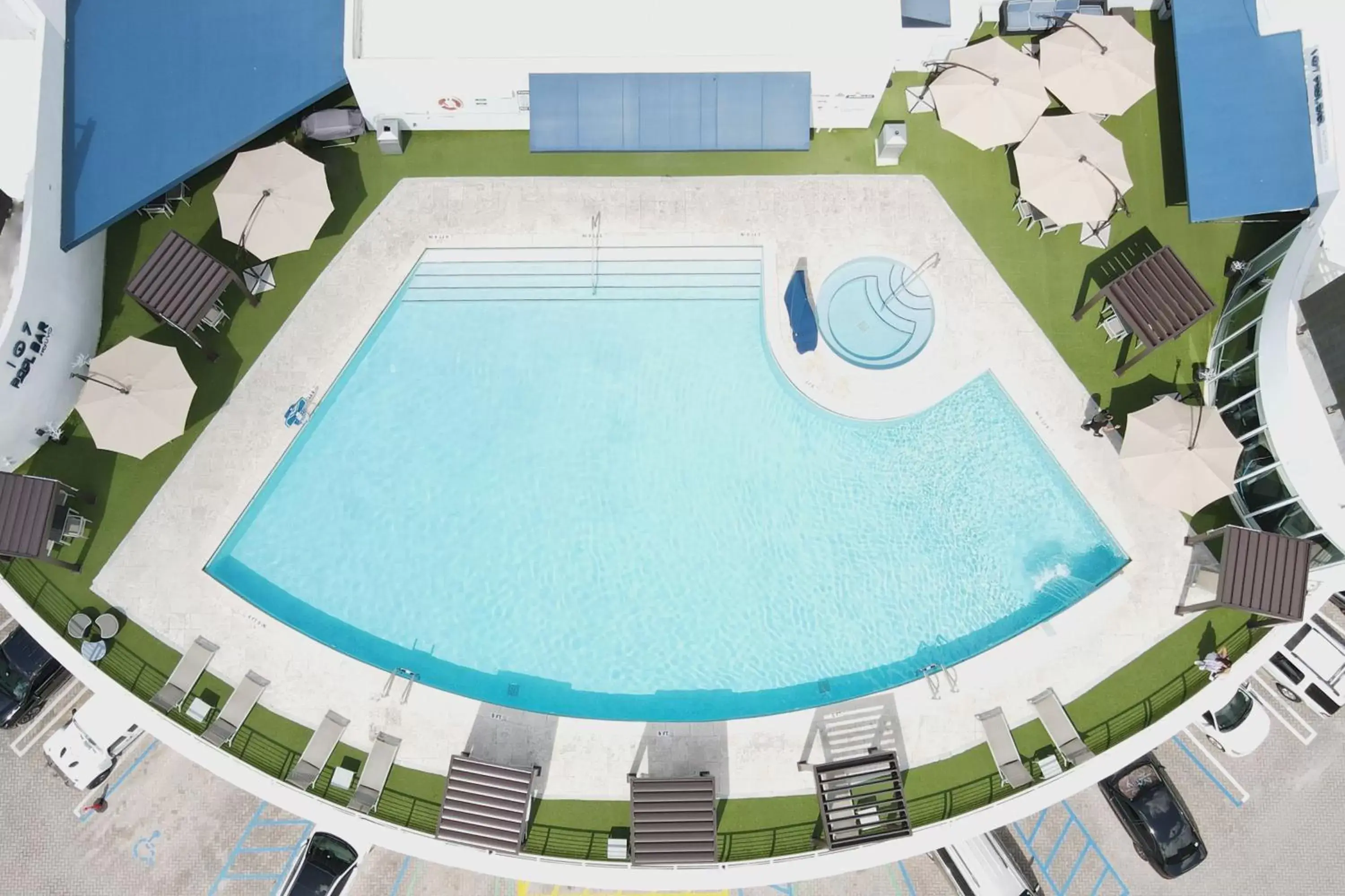 Swimming pool, Pool View in Nuvo Suites Hotel - Miami Doral