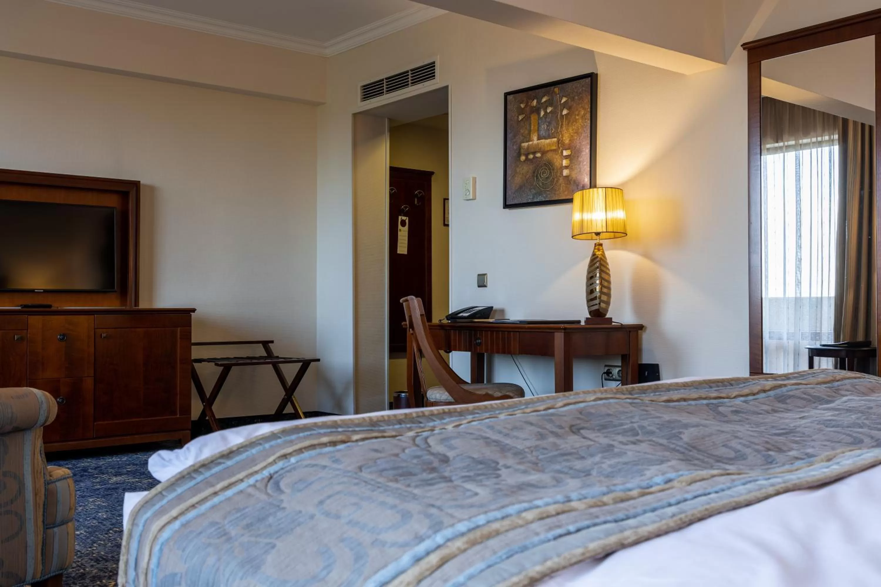 Bed in Primoretz Grand Hotel & Spa