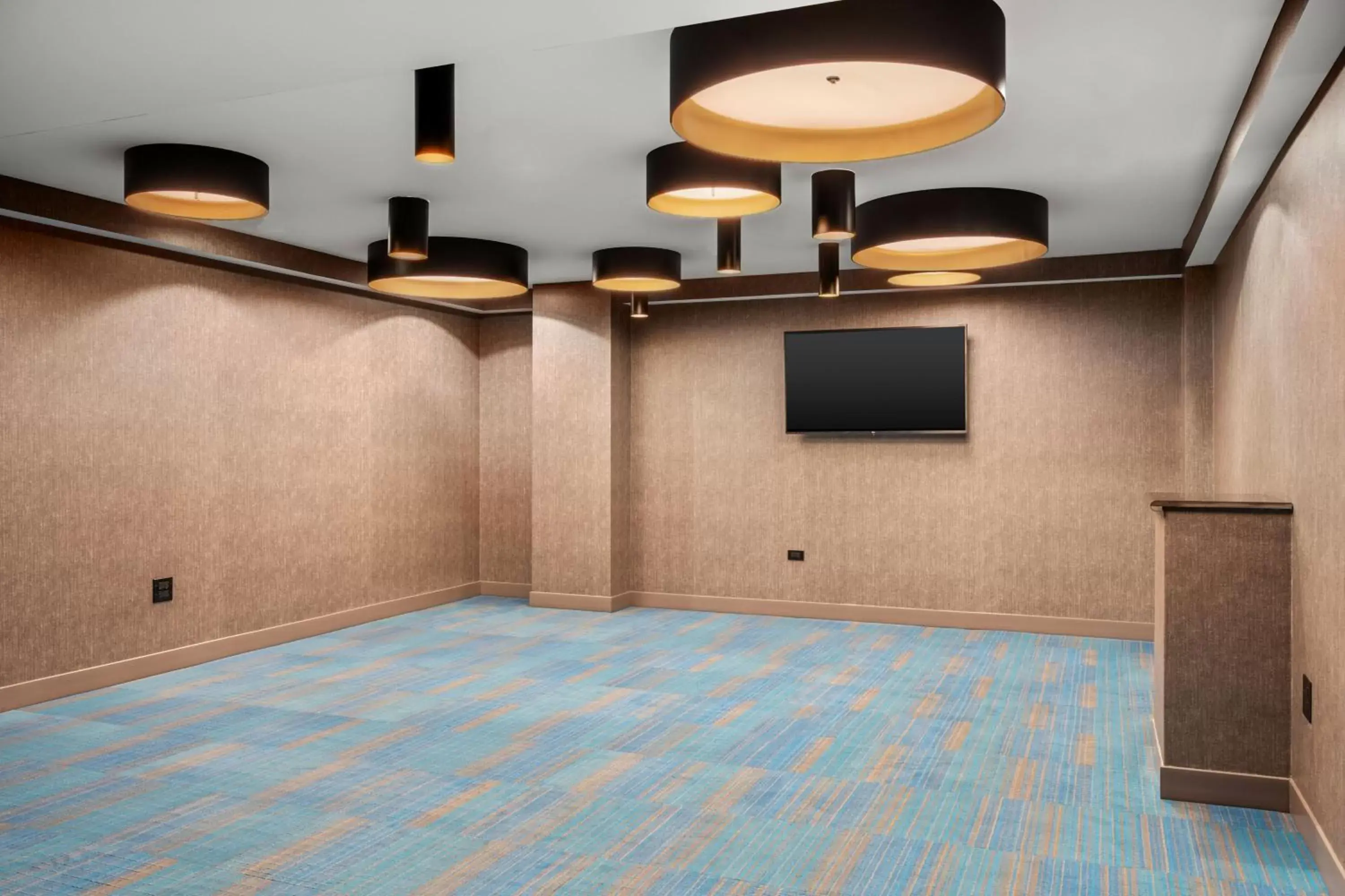 Meeting/conference room, TV/Entertainment Center in Aloft Chicago Schaumburg