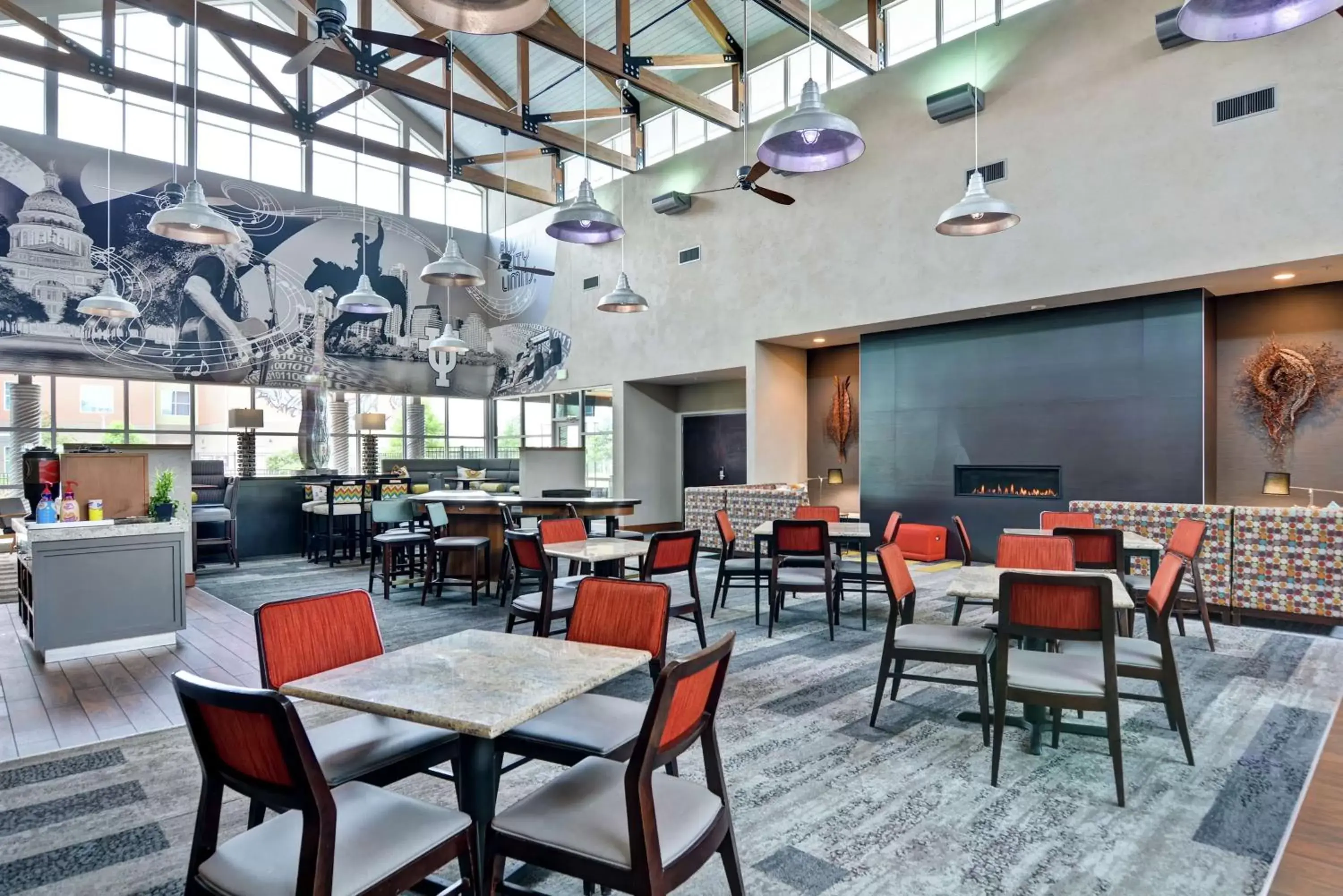 Dining area, Restaurant/Places to Eat in Homewood Suites TechRidge Parmer @ I-35