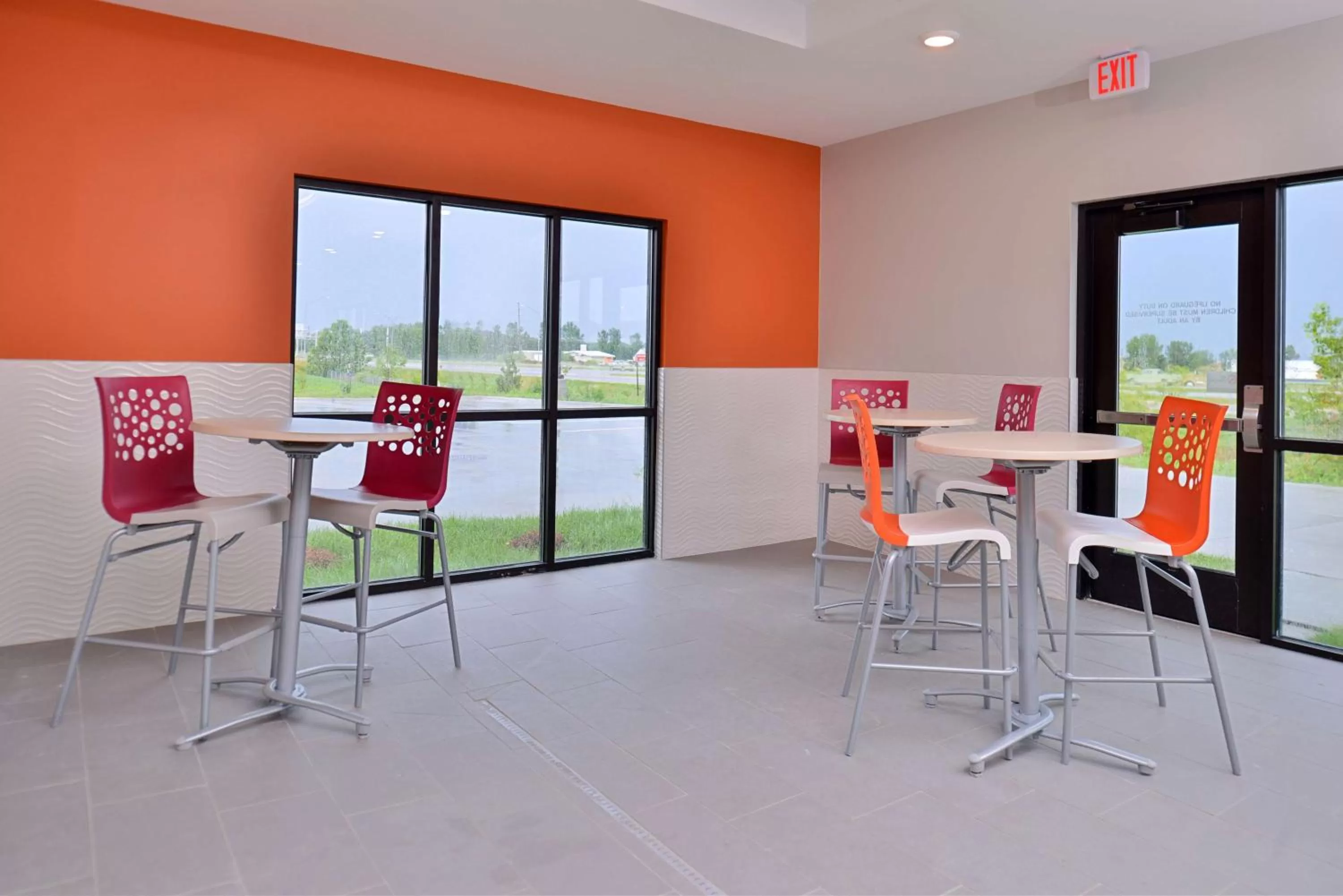 Pool view in Hampton Inn and Suites Ames, IA