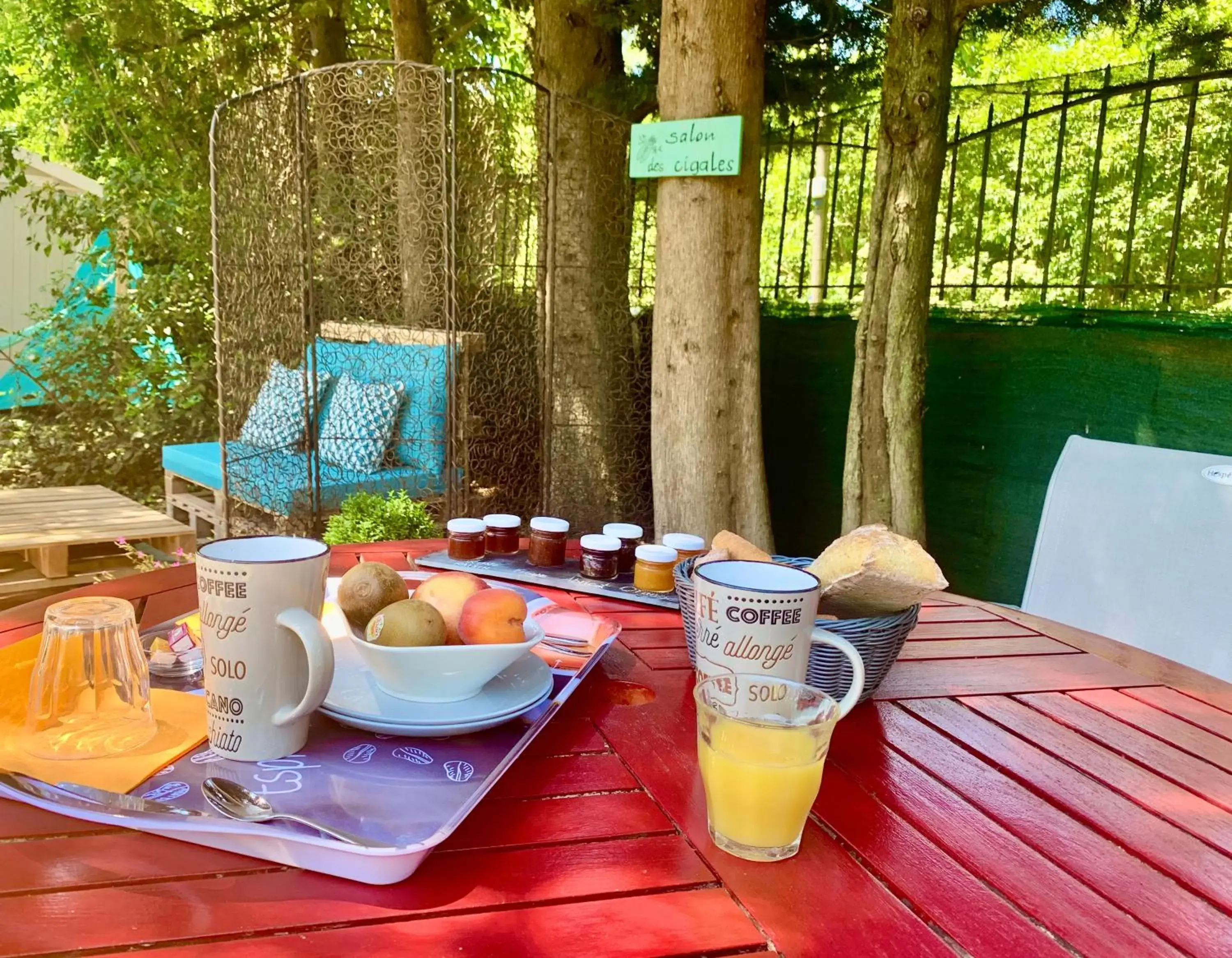 Garden in Mas Saint-Ange