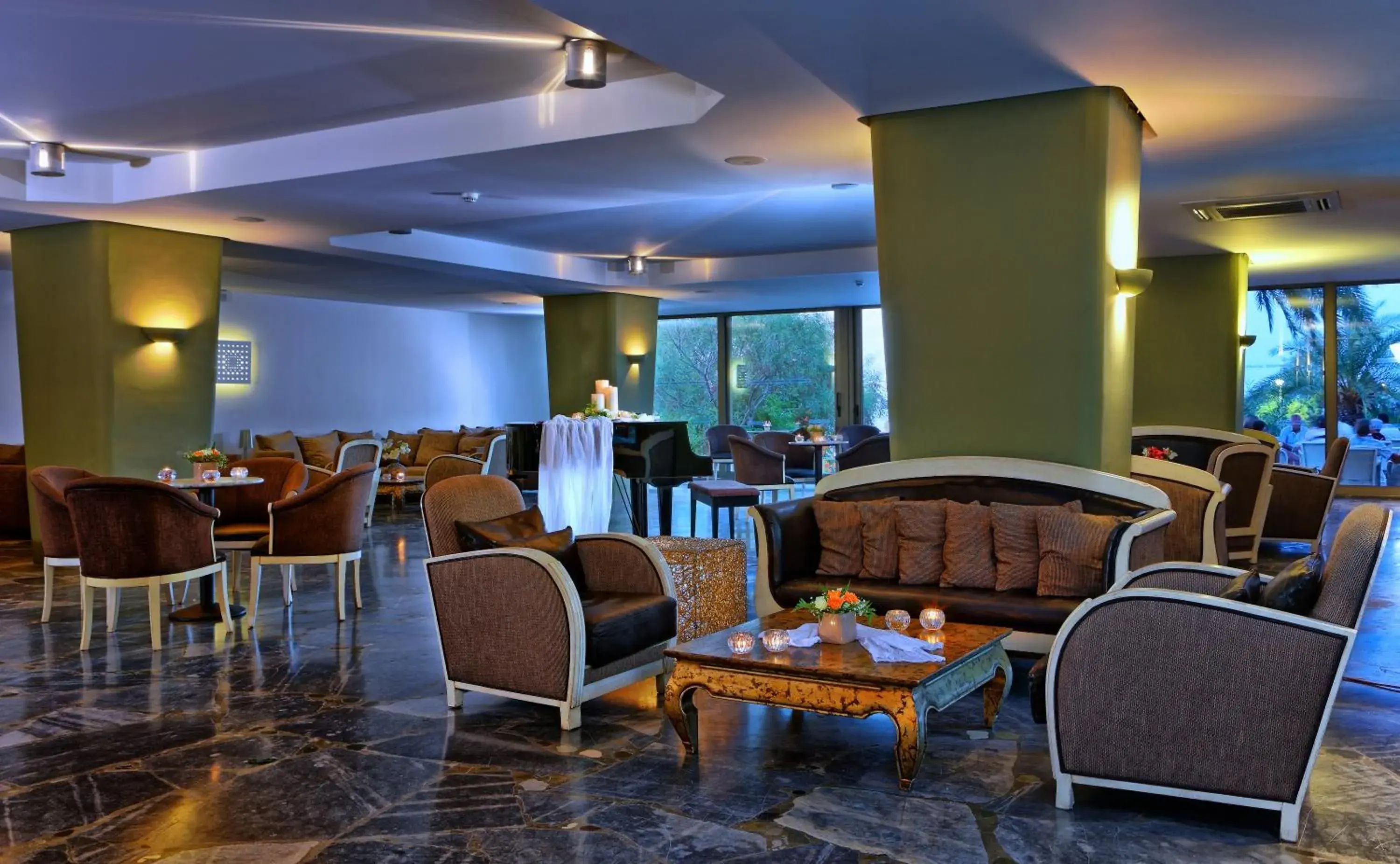 Communal lounge/ TV room, Restaurant/Places to Eat in Sitia Beach City Resort & Spa