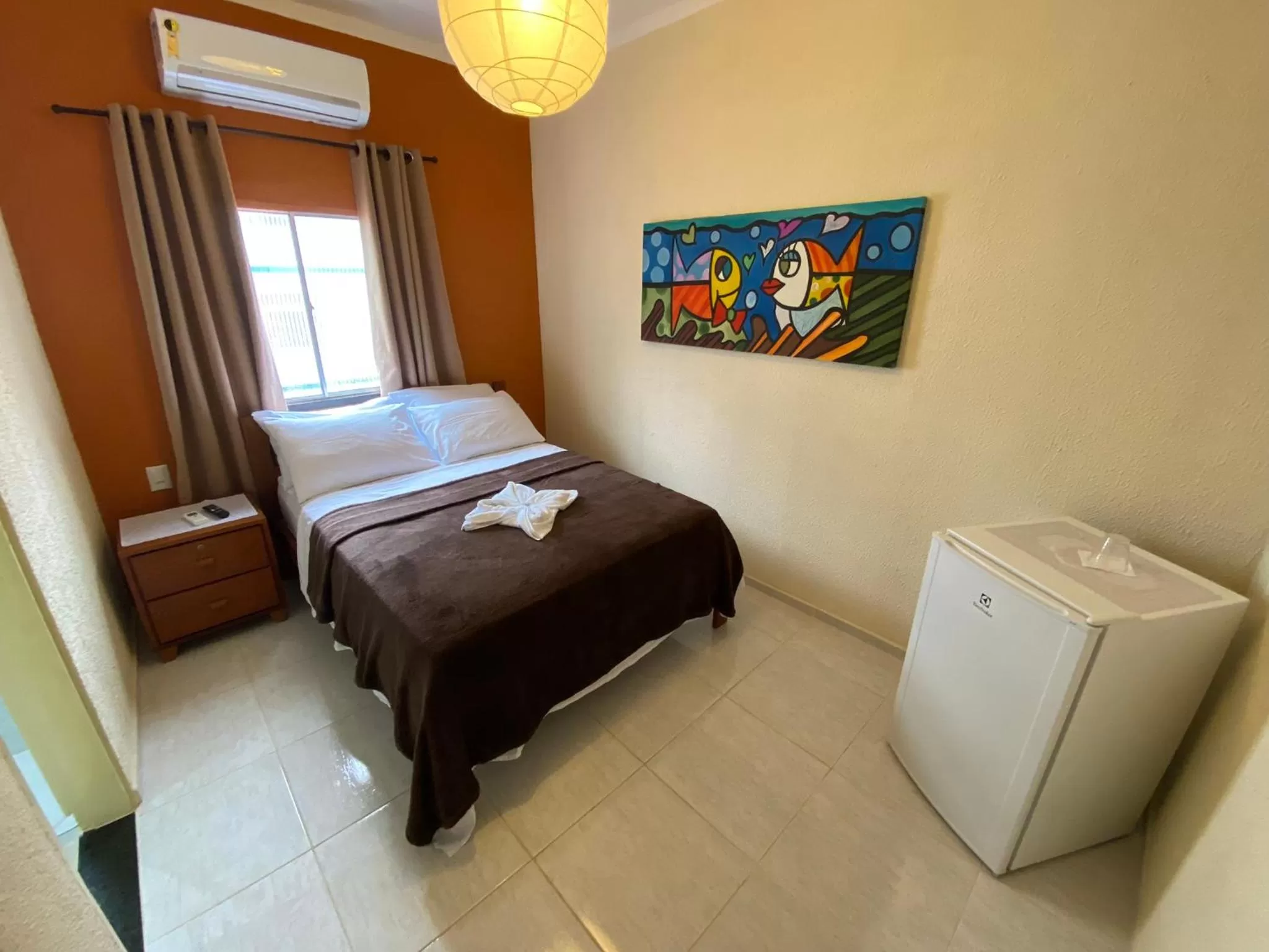 Bed in Refúgio Pousada Fortaleza