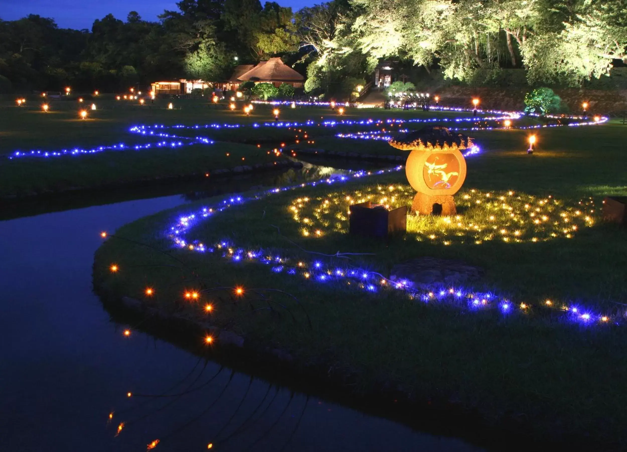 Nearby landmark, Bird's-eye View in Okayama Koraku Hotel