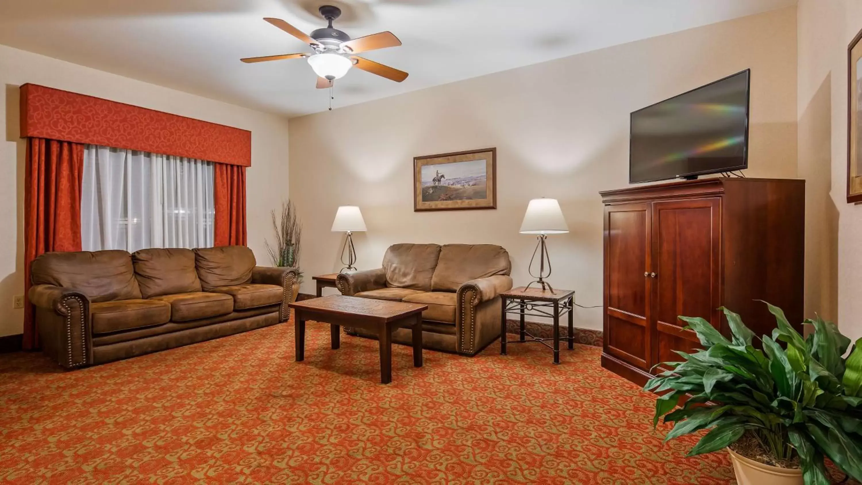 Lobby or reception, Seating Area in SureStay Plus Hotel by Best Western Coffeyville