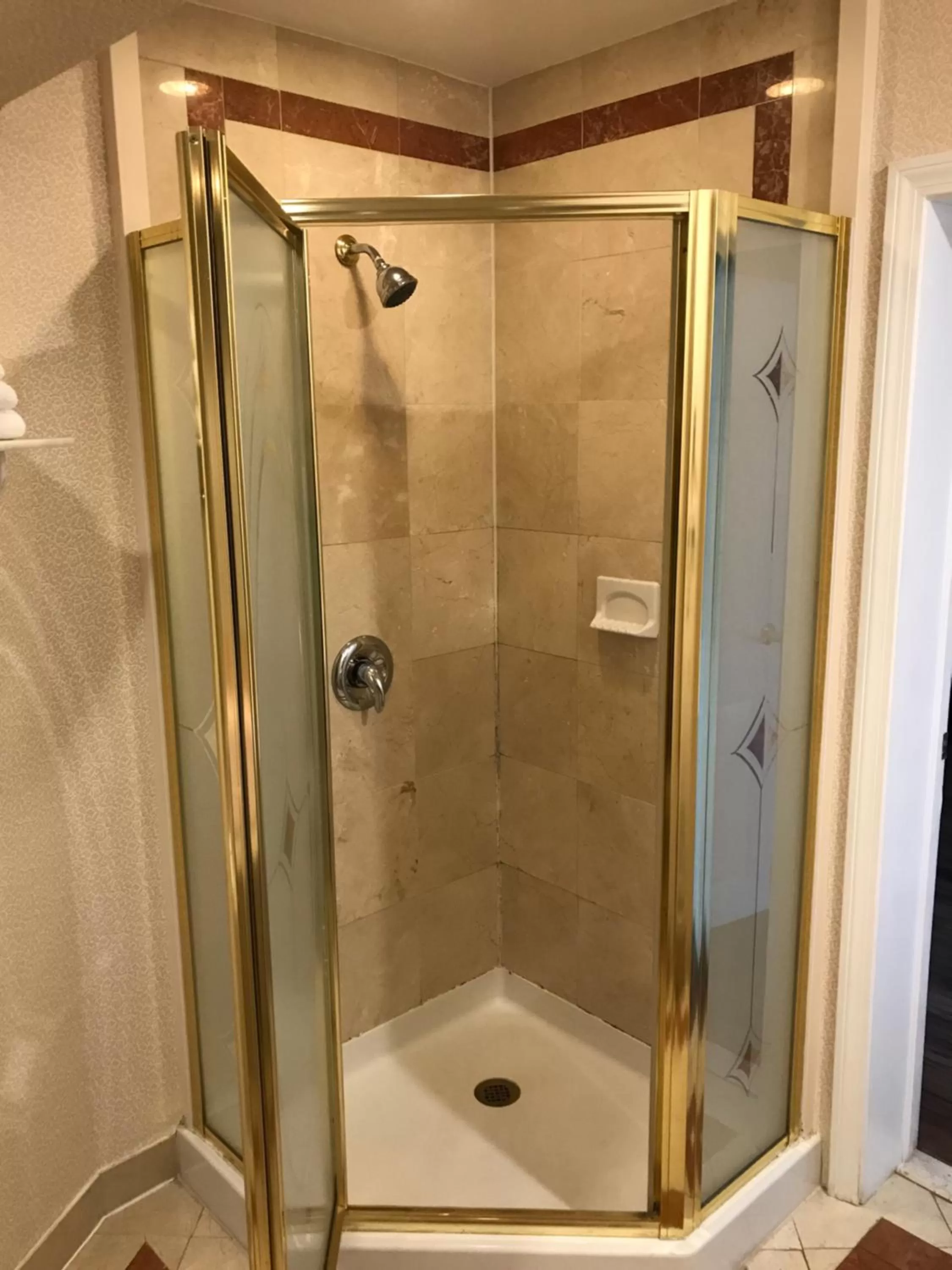 Shower in Super 8 by Wyndham Sturbridge