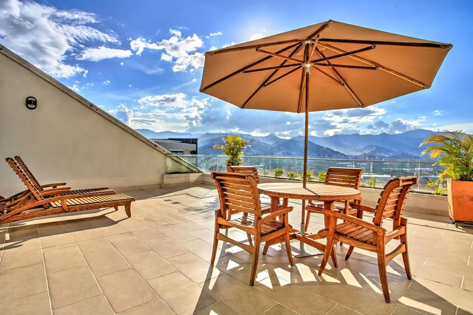 Balcony/Terrace in Hotel San Fernando Plaza