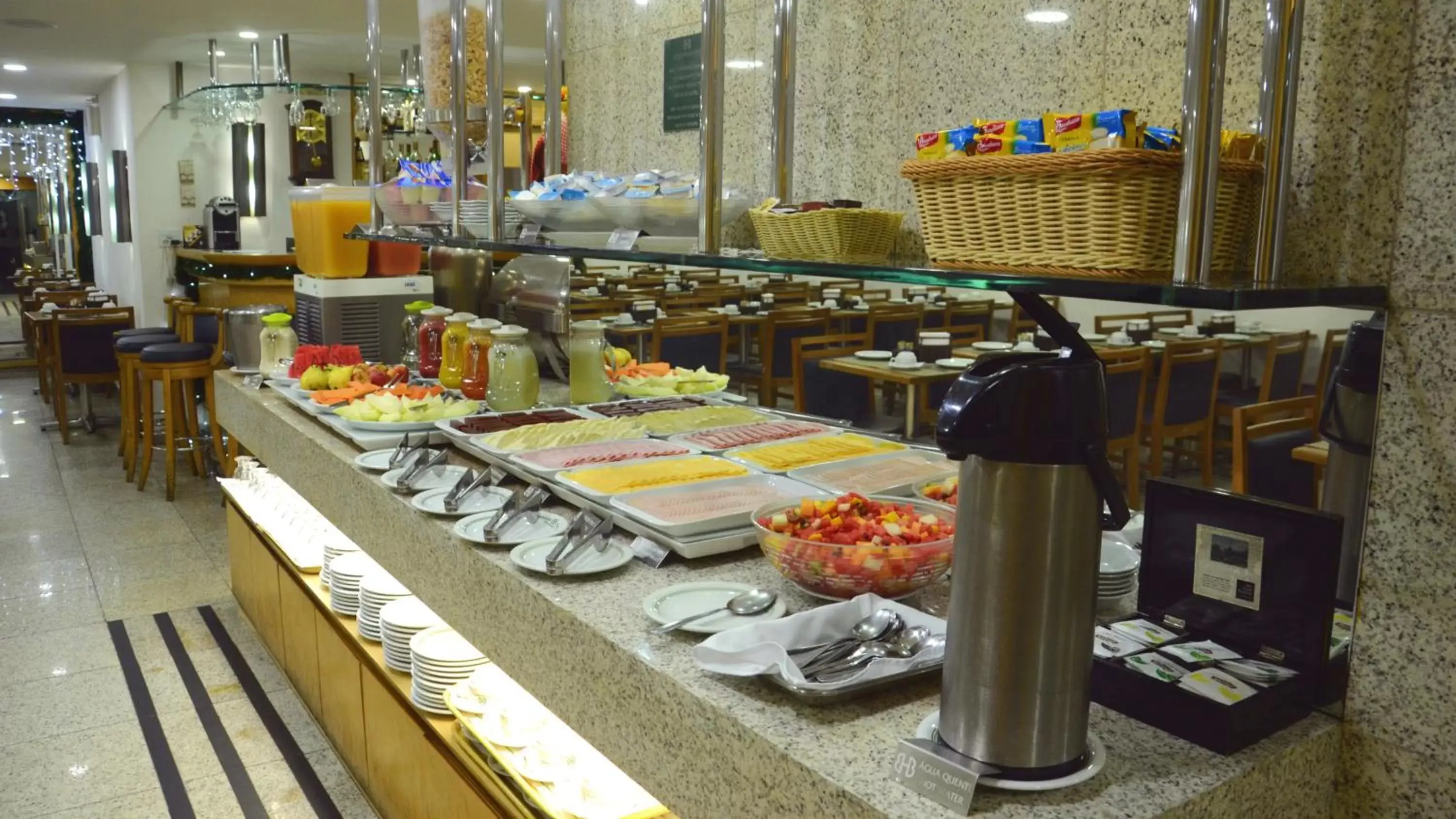 Buffet breakfast in Hotel Bandeirantes Buffet breakfast in Hotel Bandeirantes