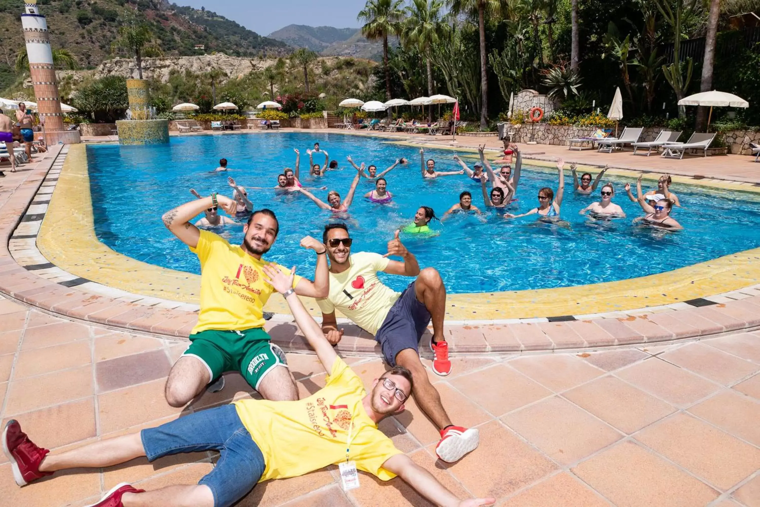 Swimming Pool in Hotel Olimpo le Terrazze