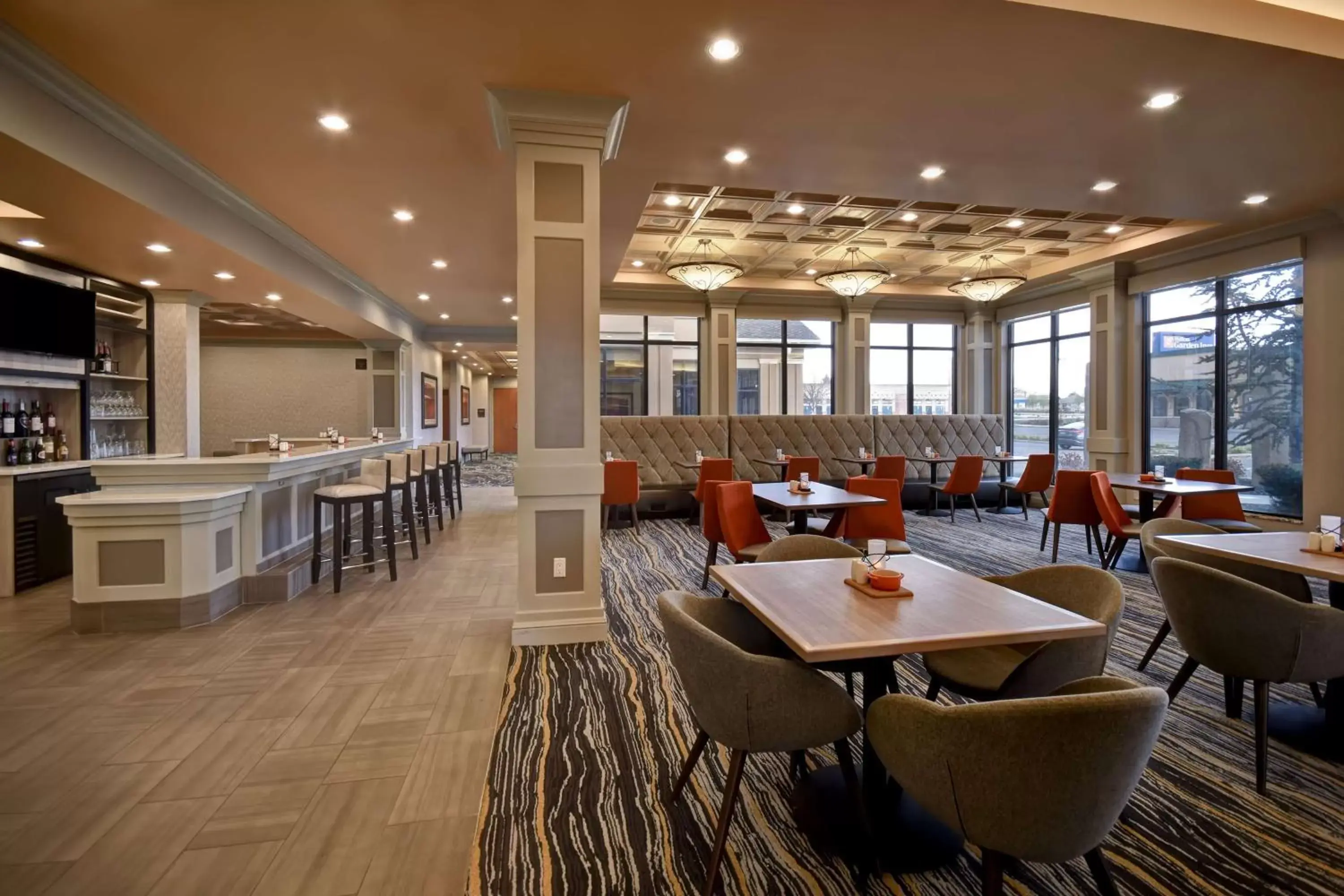 Lounge or bar, Restaurant/Places to Eat in Hilton Garden Inn Twin Falls