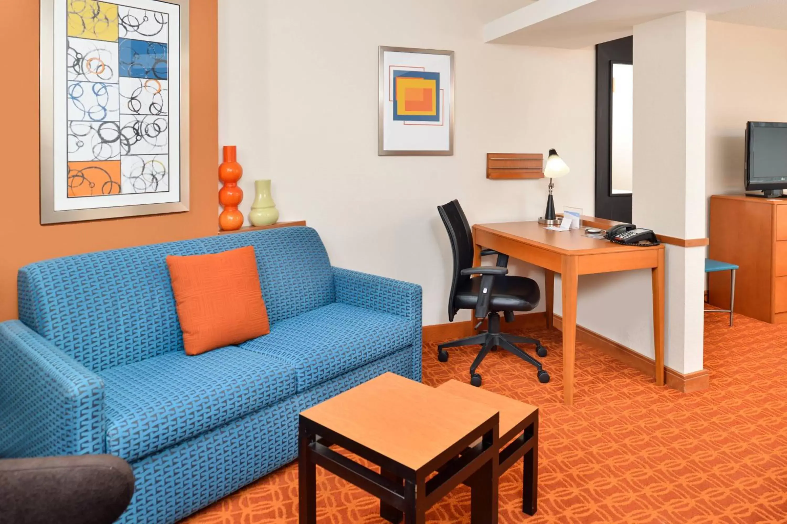 Living room, Seating Area in Fairfield Inn & Suites Kingsland