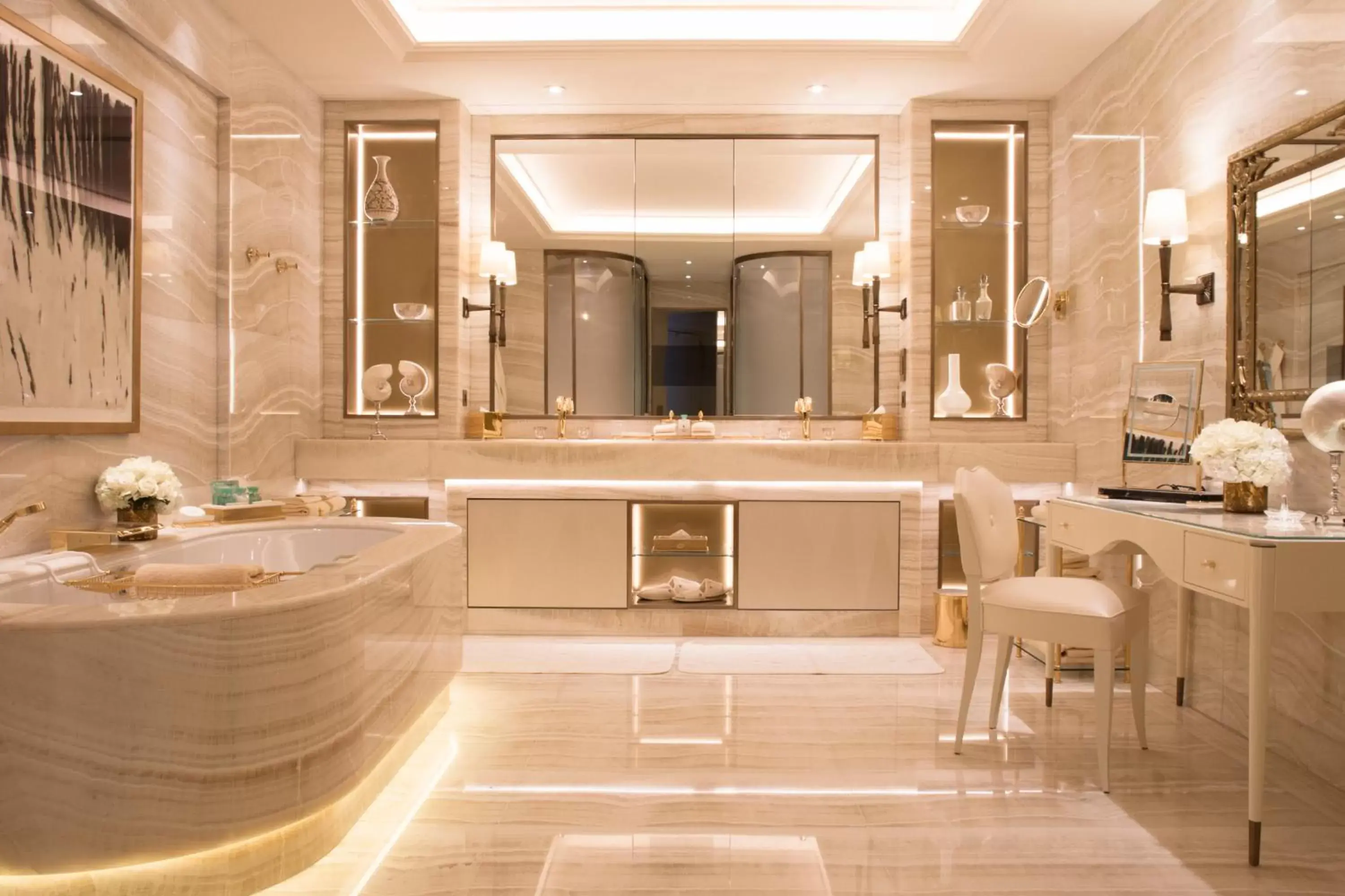 Bathroom in Four Seasons Hotel George V Paris