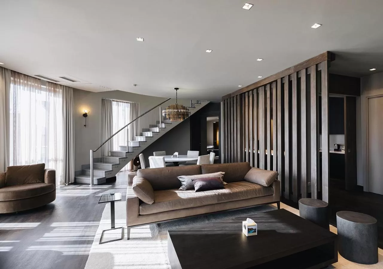 Living room in Tufenkian Historic Yerevan Hotel