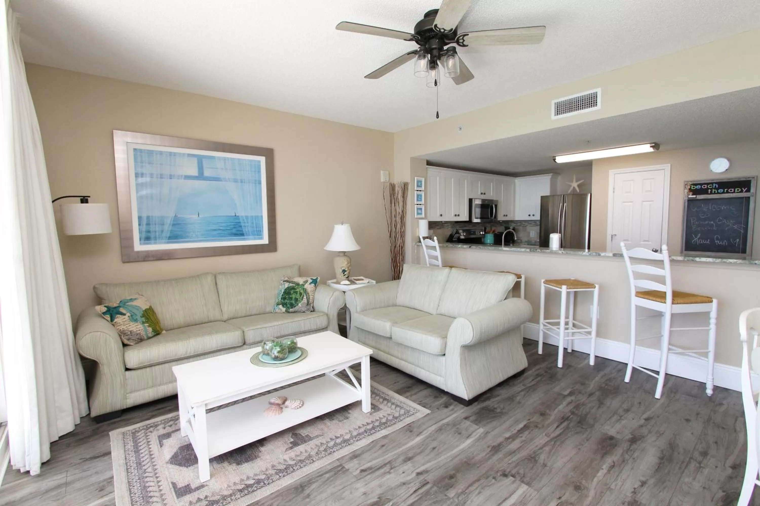 Living room, Seating Area in Majestic Beach Resort, Panama City Beach, Fl