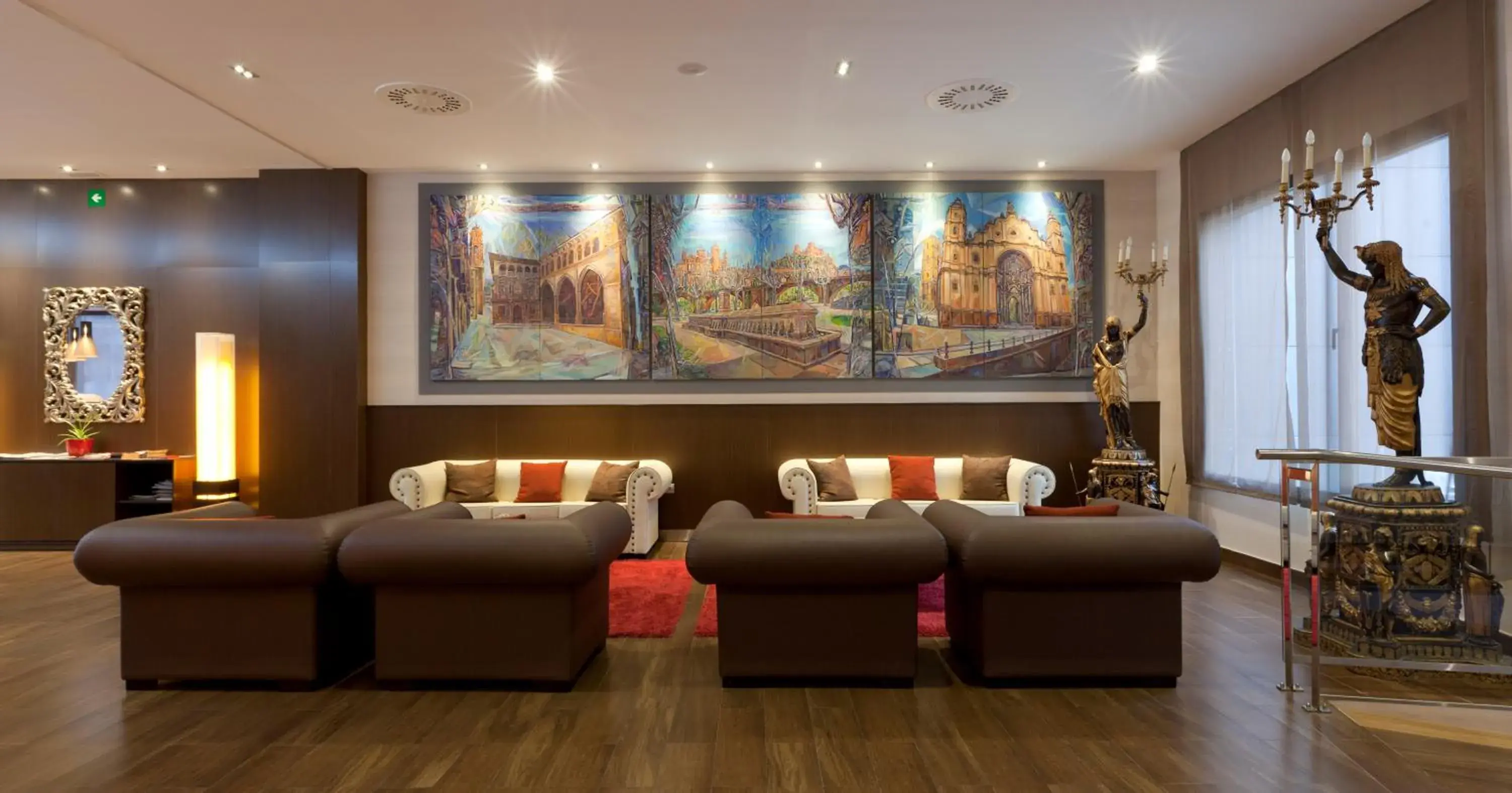 Lobby or reception, Lobby/Reception in Hotel Ciudad de Alcañiz