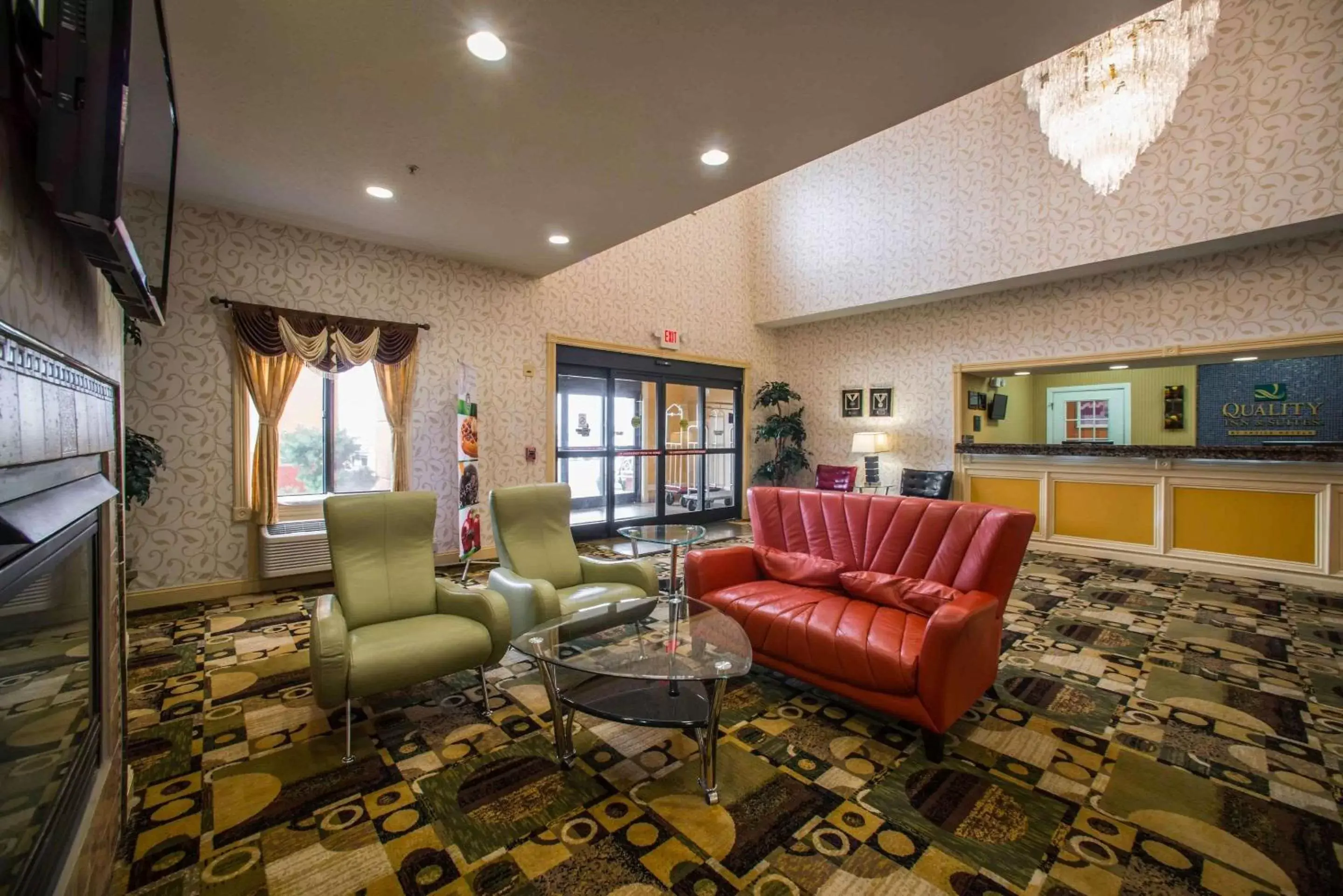 Lobby or reception, Seating Area in Quality Inn Litchfield Route 66