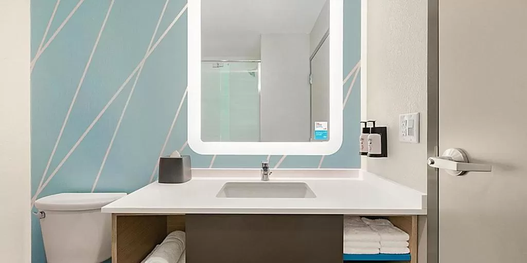 Bathroom in avid hotel Auburn - University Area by IHG