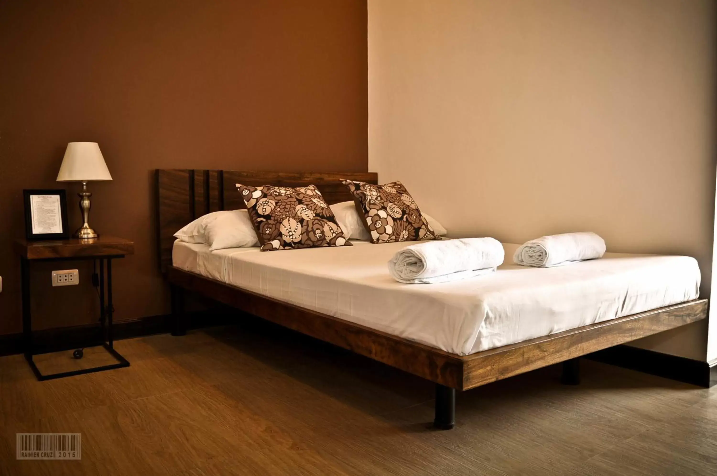 Bed in Cleon Villas Pension