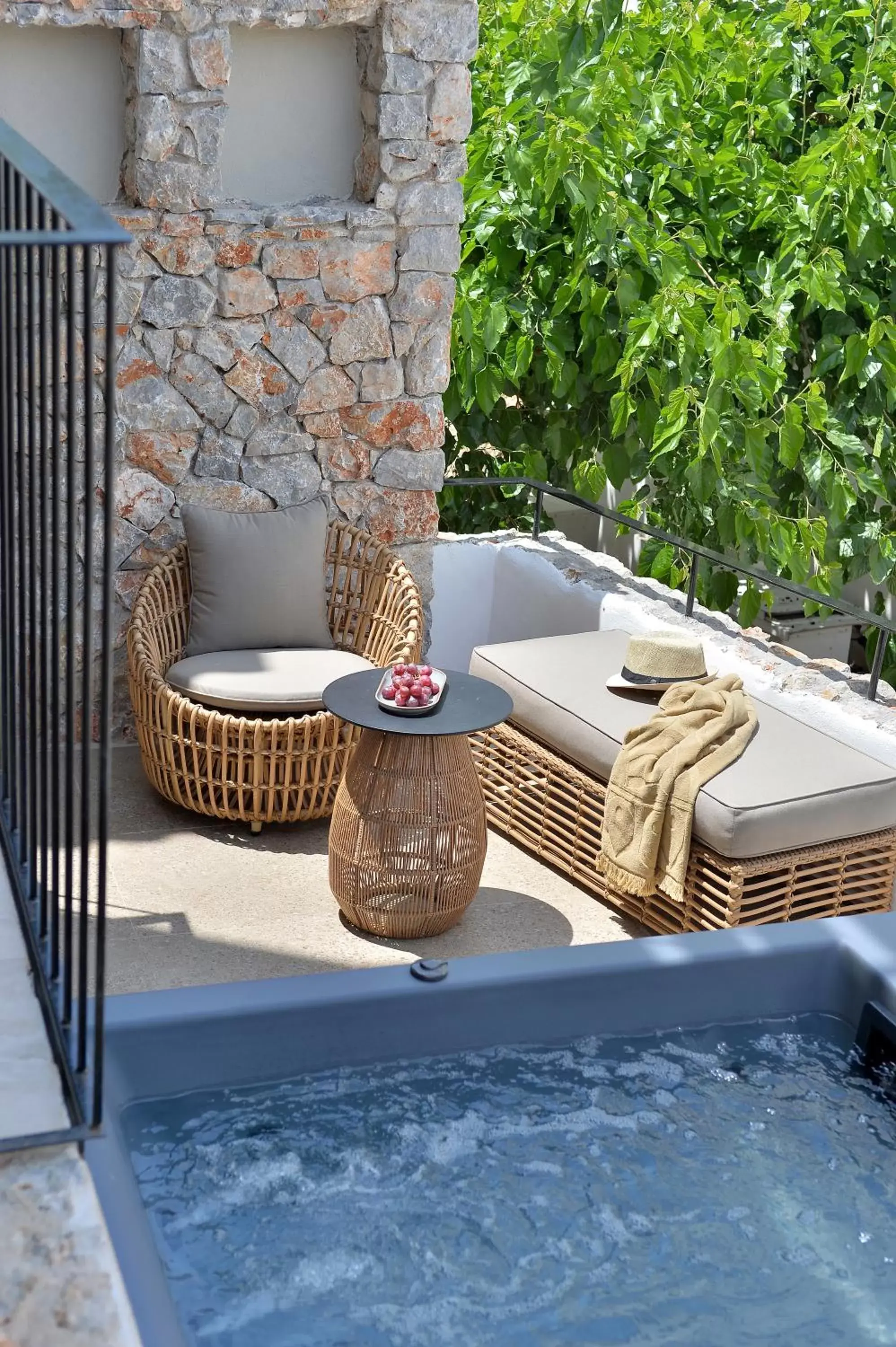 Patio, Swimming Pool in Aktaion Beach Boutique Hotel & Spa