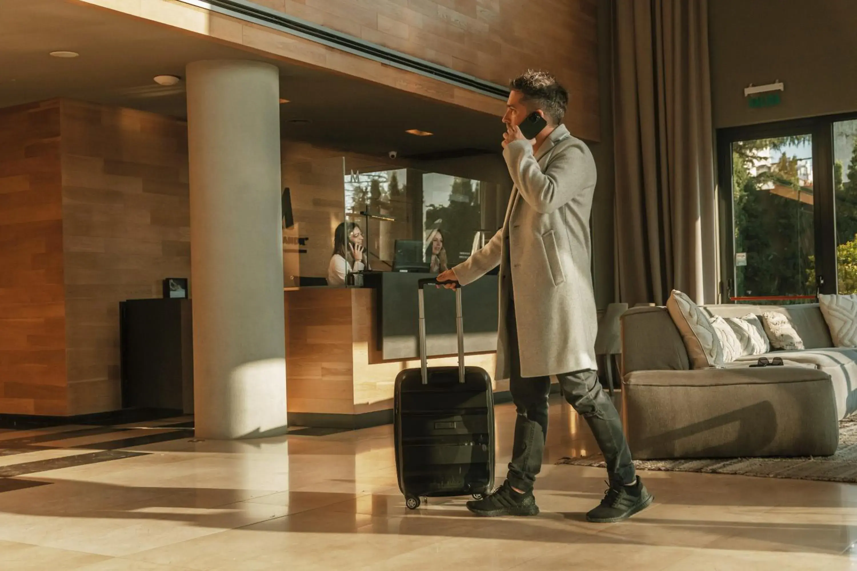 Lobby or reception in Mulen Hotel Tandil Lobby or reception in Mulen Hotel Tandil