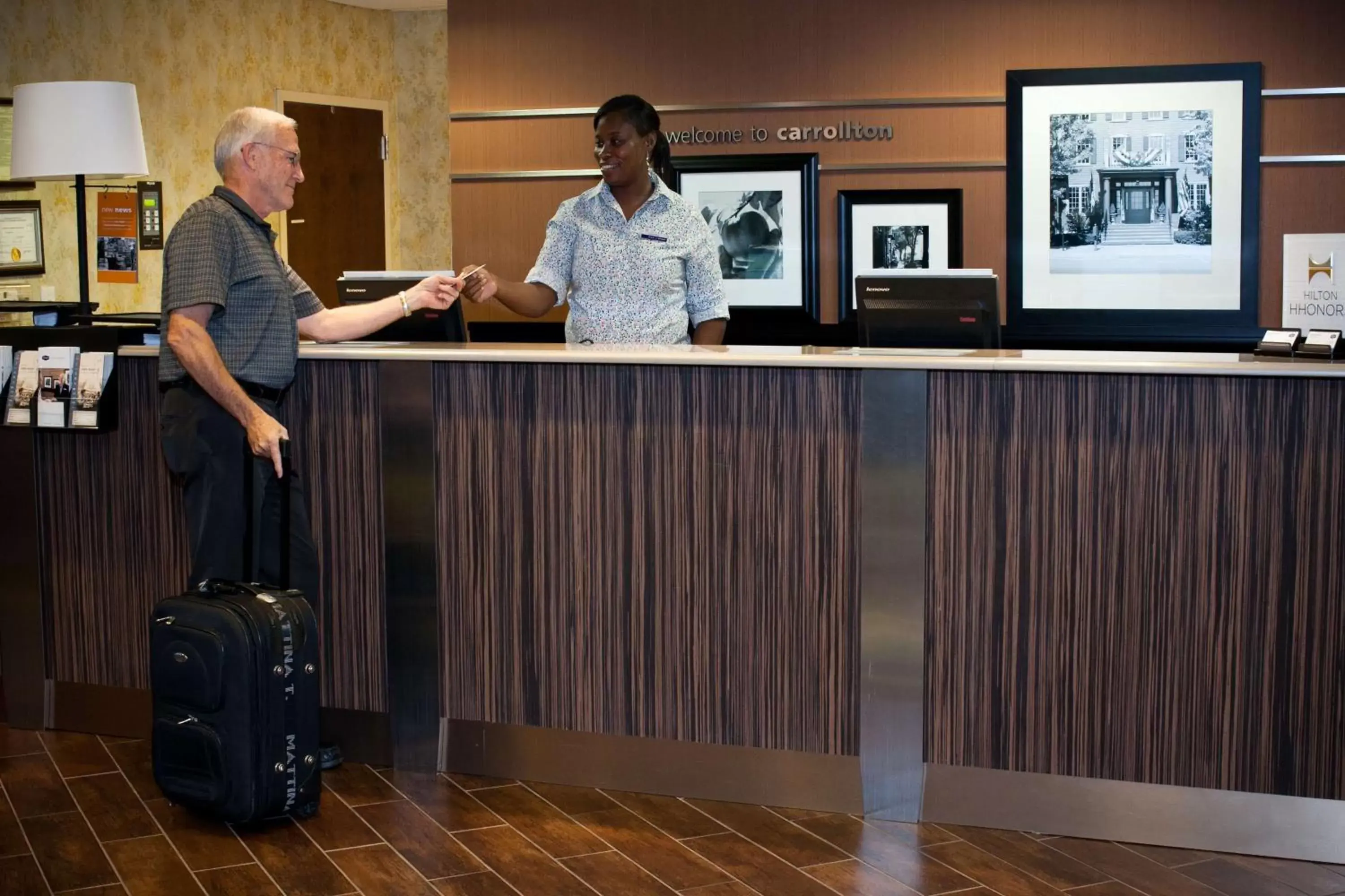 Lobby or reception in Hampton Inn Carrollton Lobby or reception in Hampton Inn Carrollton