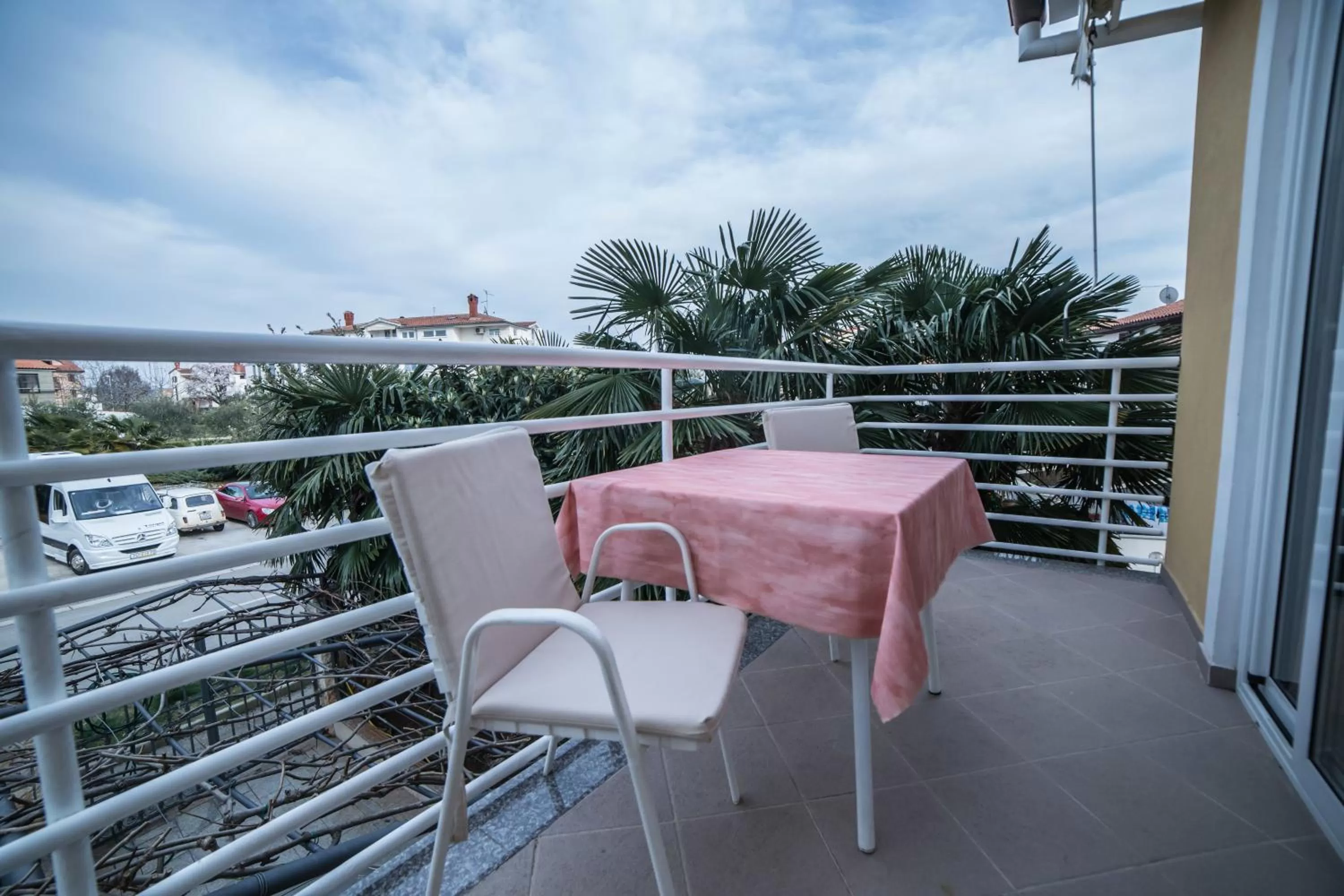 Balcony/Terrace in B@B Valbruna