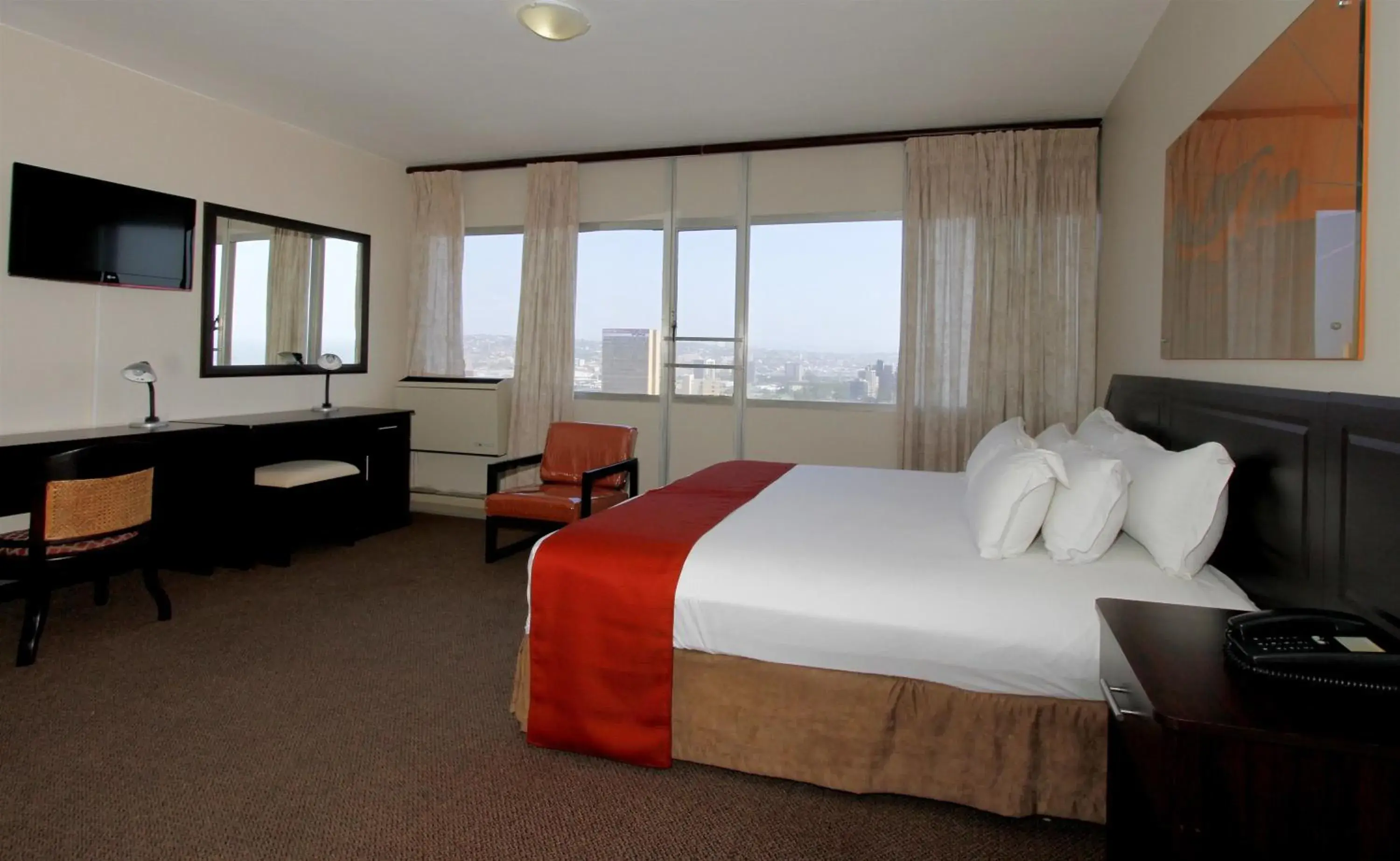 Bedroom, Bed in Coastlands Durban Self Catering Holiday Apartments