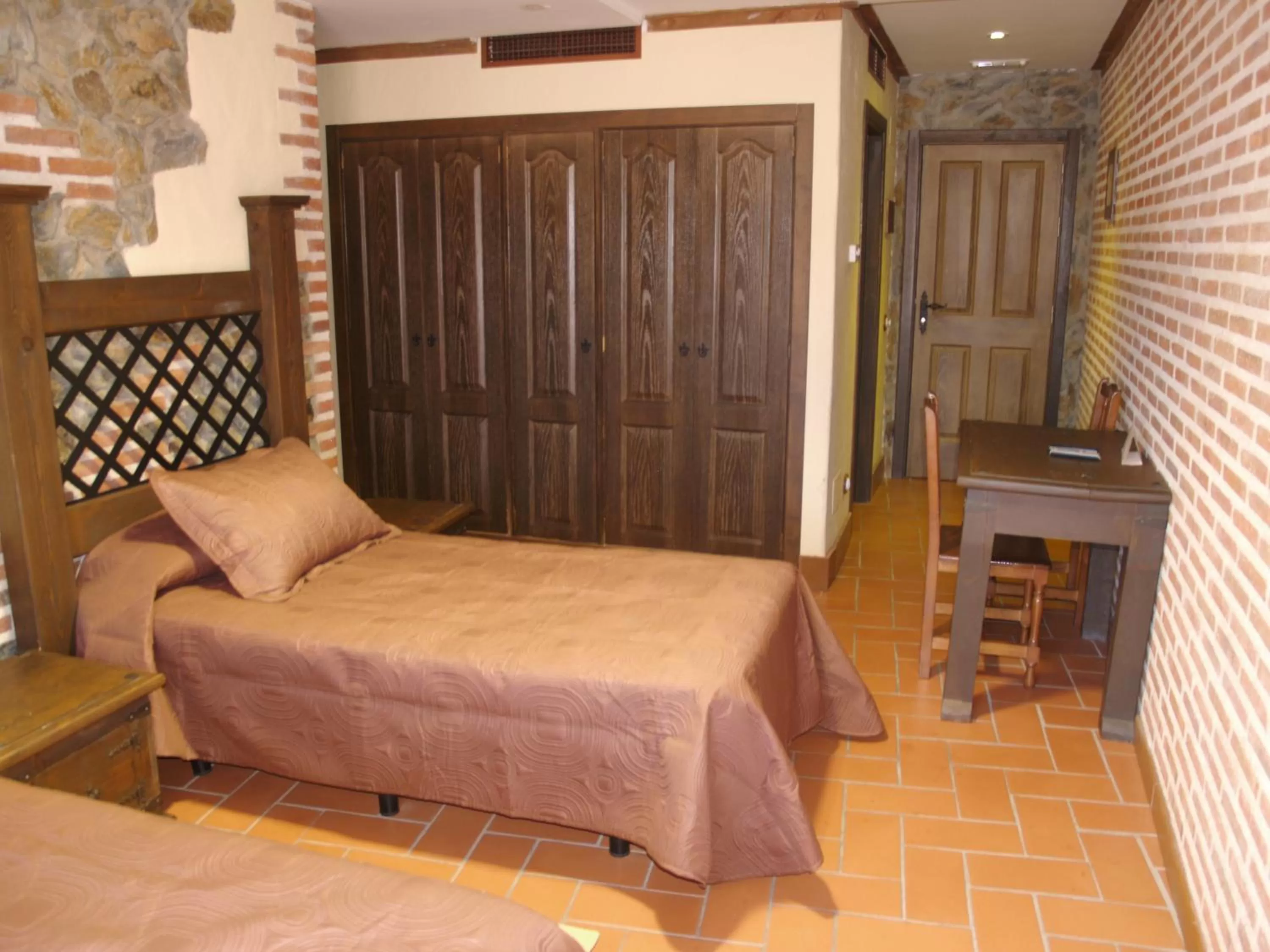 Bed in Hotel Rural El Rocal