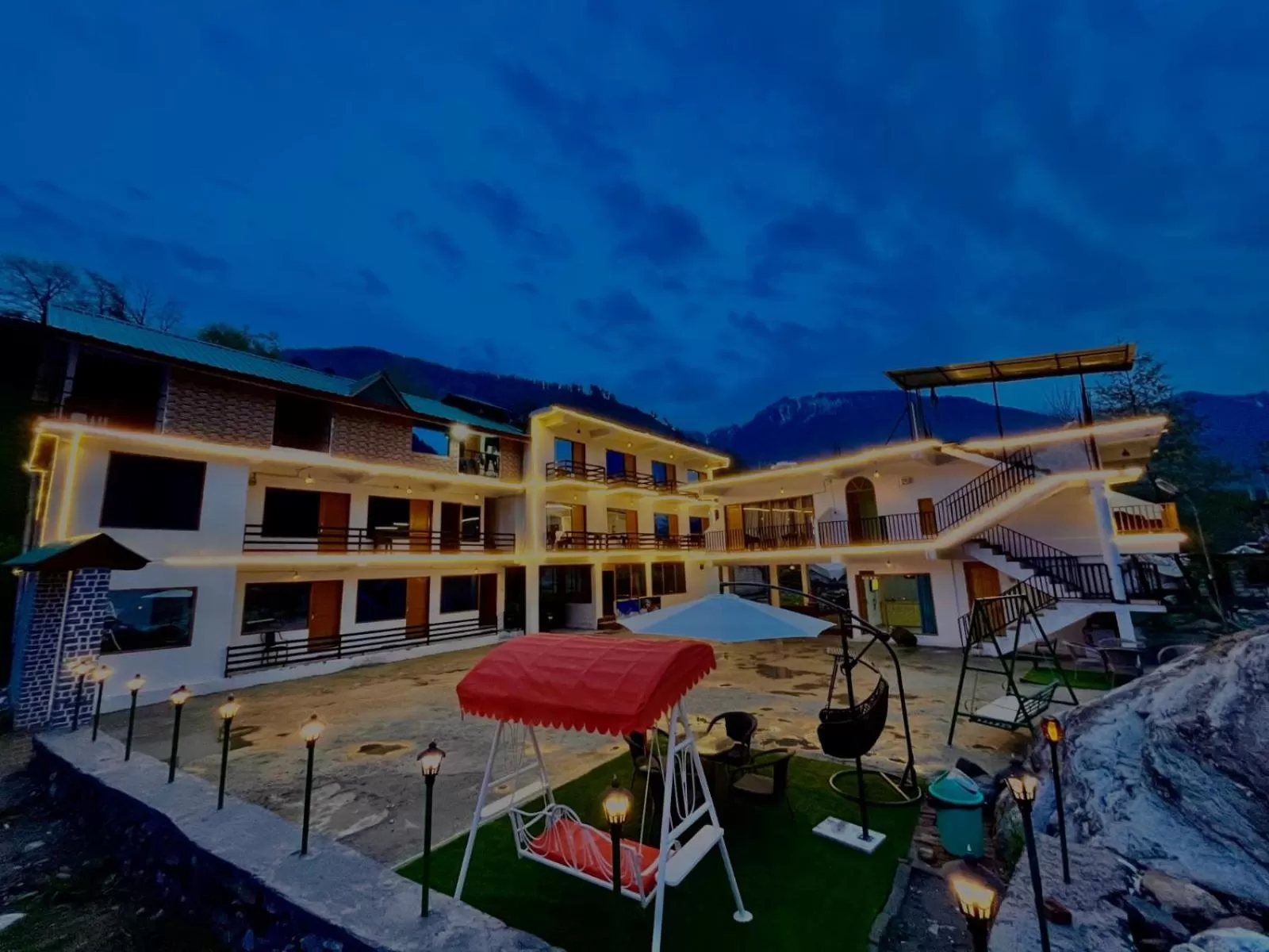 Property Building in Himalayan Riverside Resort, Manali