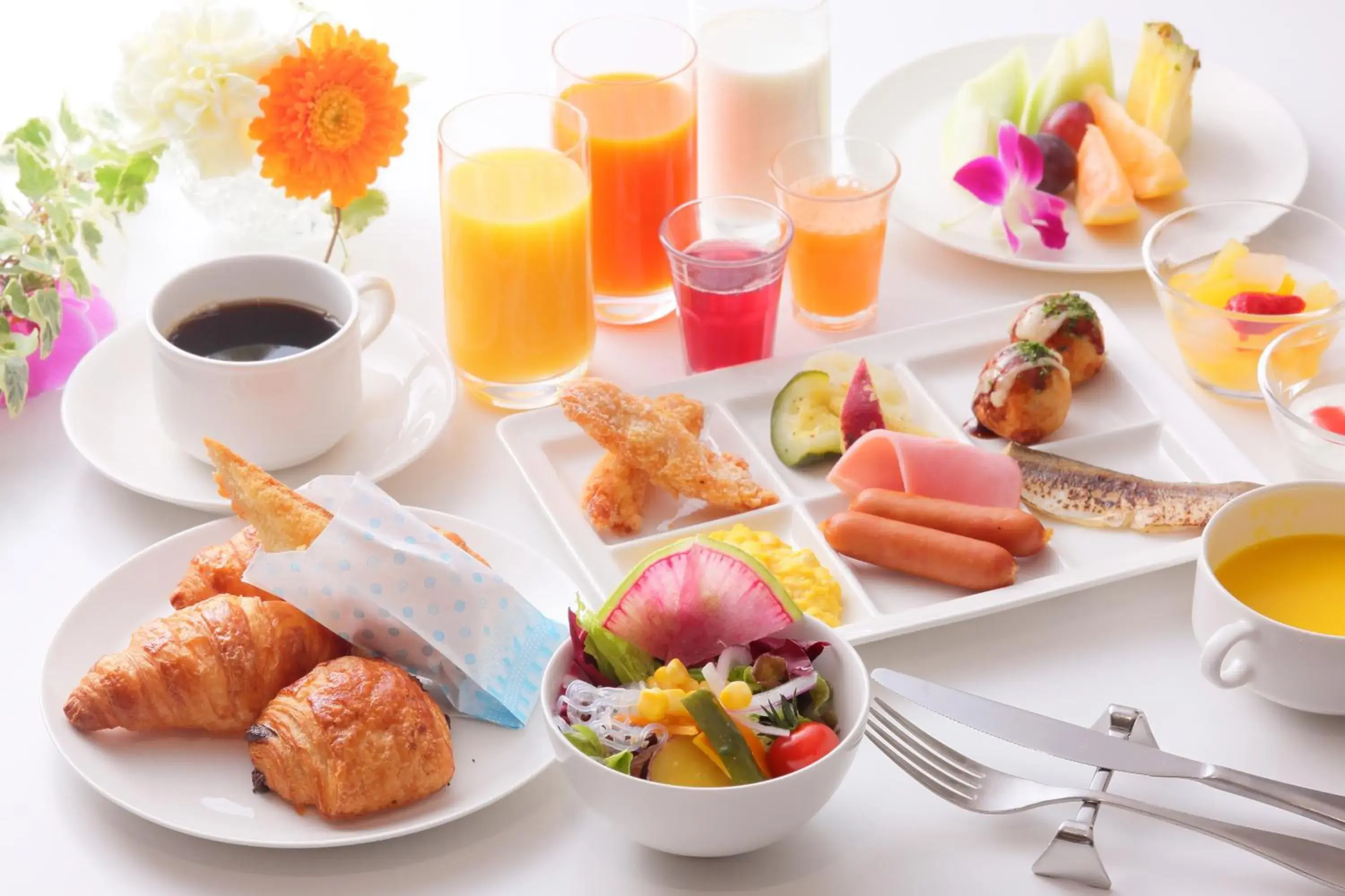 Buffet breakfast, Breakfast in Osaka Tokyu Rei Hotel